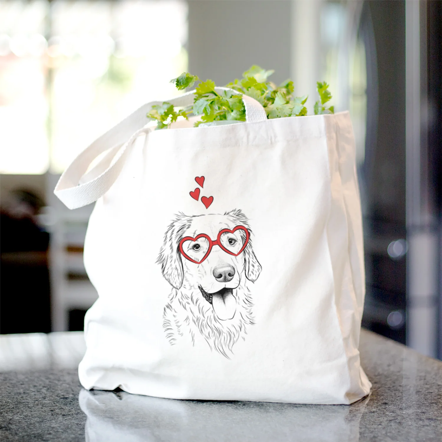 Semba the Golden Retriever - Tote Bag - Image 5