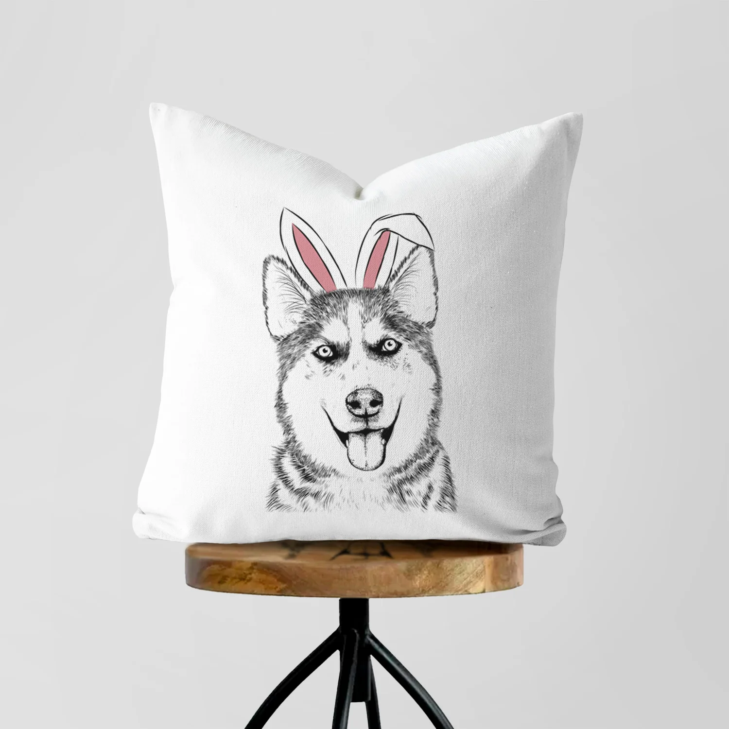 Sesi the Siberian Husky - Throw Pillow Cover - Image 5