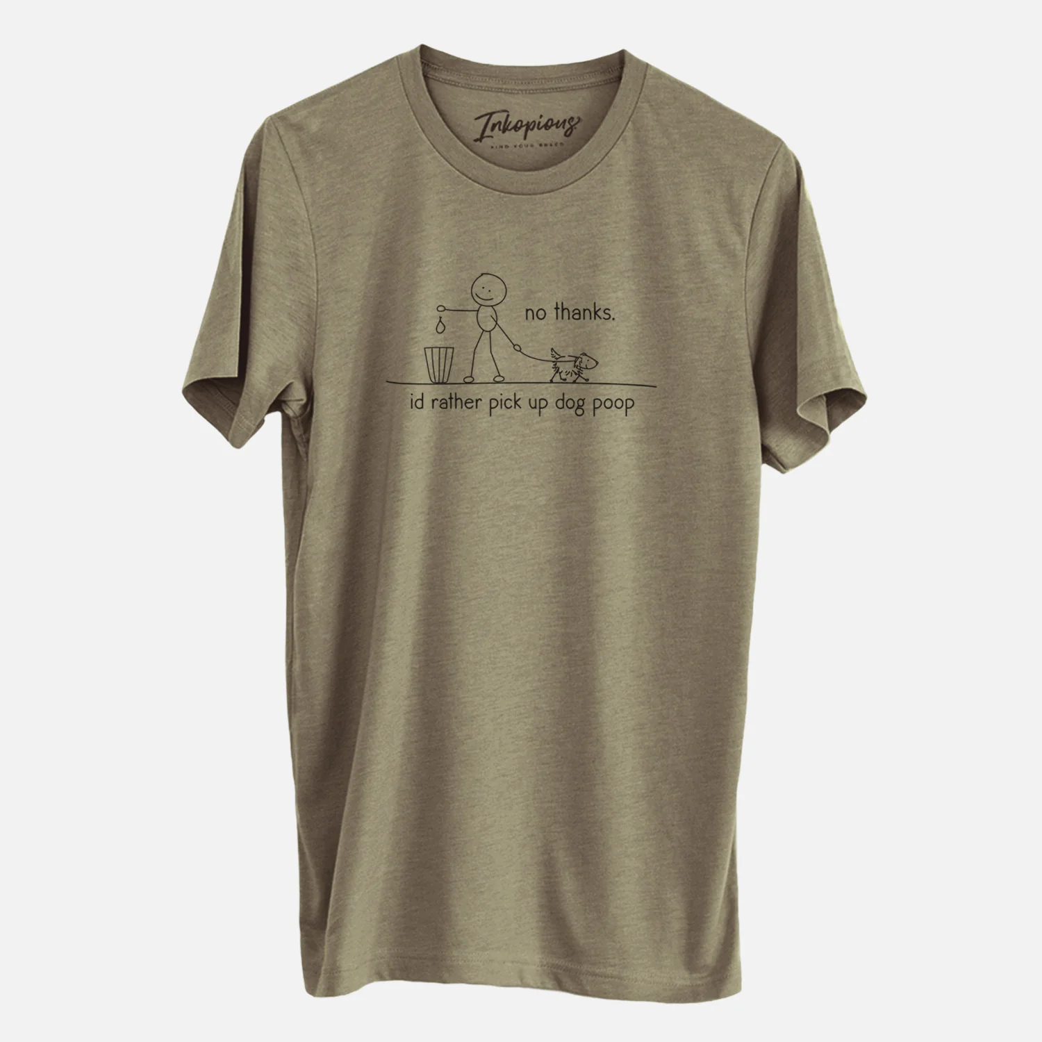 No Thanks - I'd rather pickup dog poop - Unisex Crewneck - Image 6