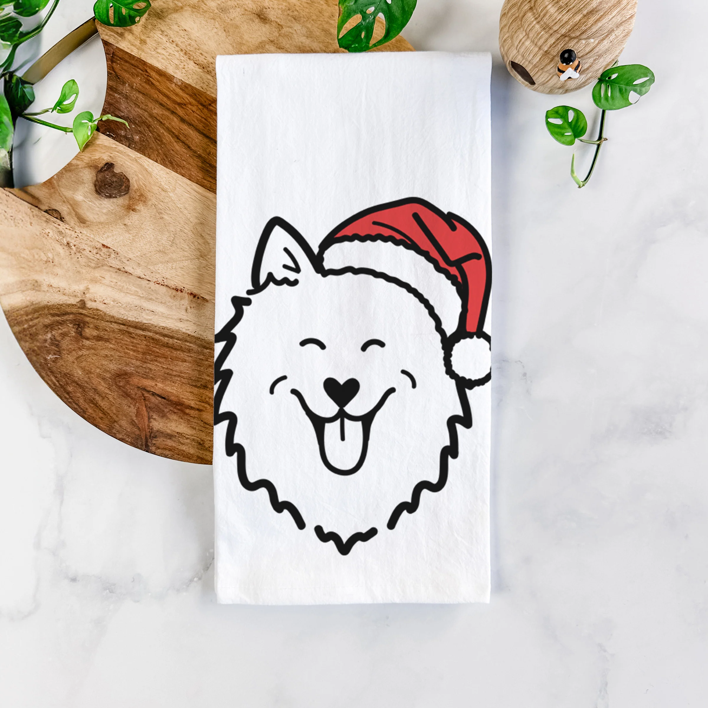 Jolly American Eskimo - Tea Towel - Image 5