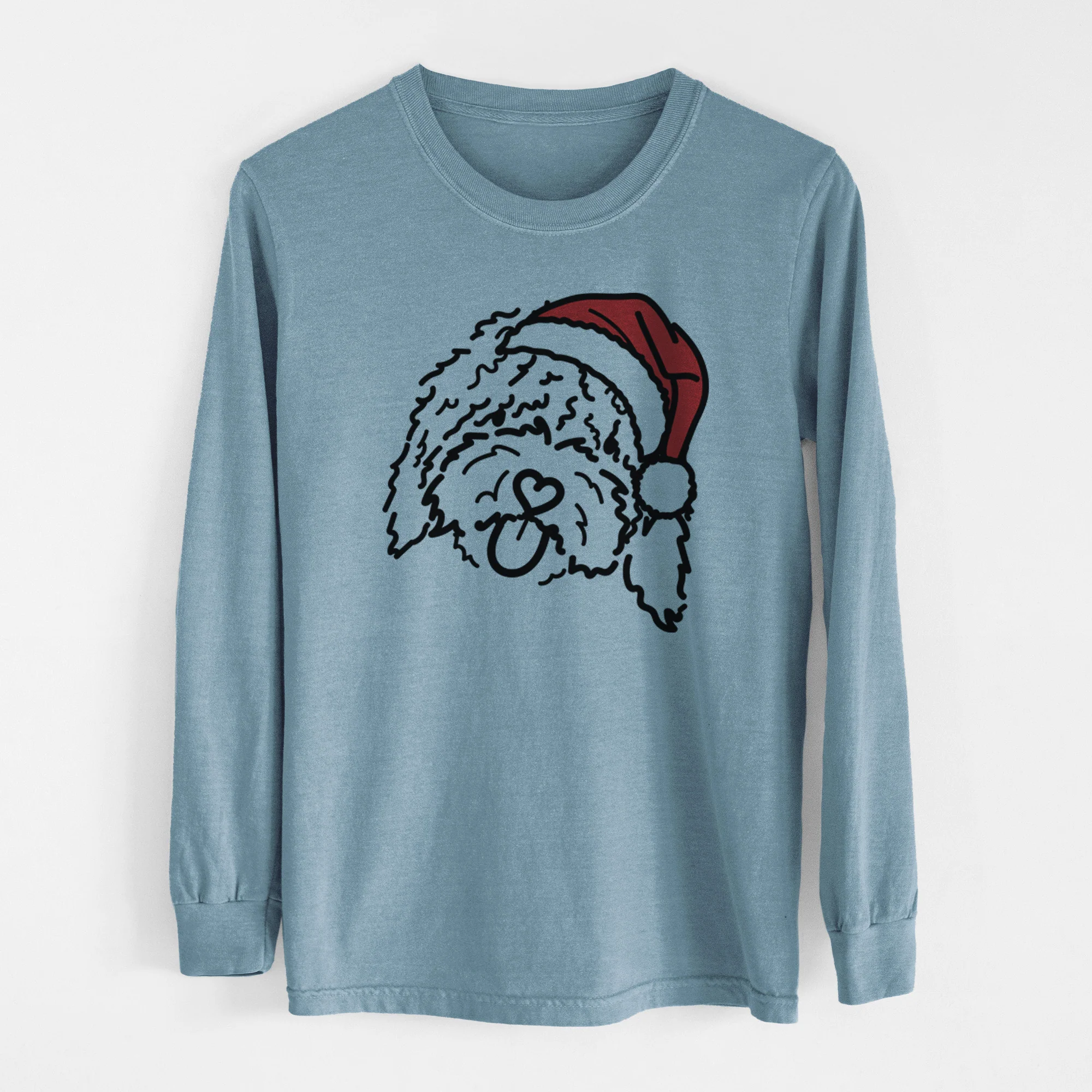 Jolly Spanish Water Dog - Antonio - Heavyweight 100% Cotton Long Sleeve - Image 8