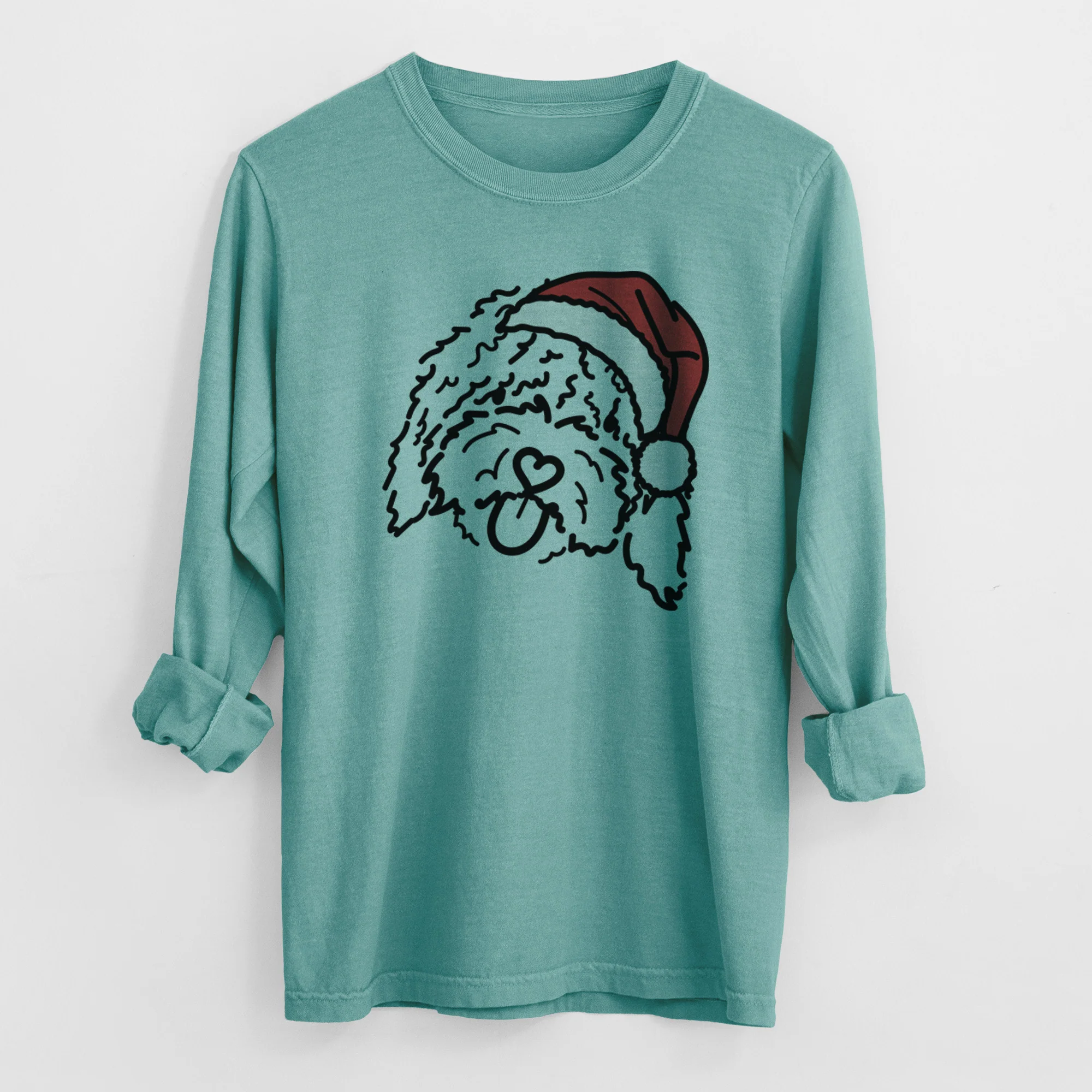 Jolly Spanish Water Dog - Antonio - Heavyweight 100% Cotton Long Sleeve - Image 9