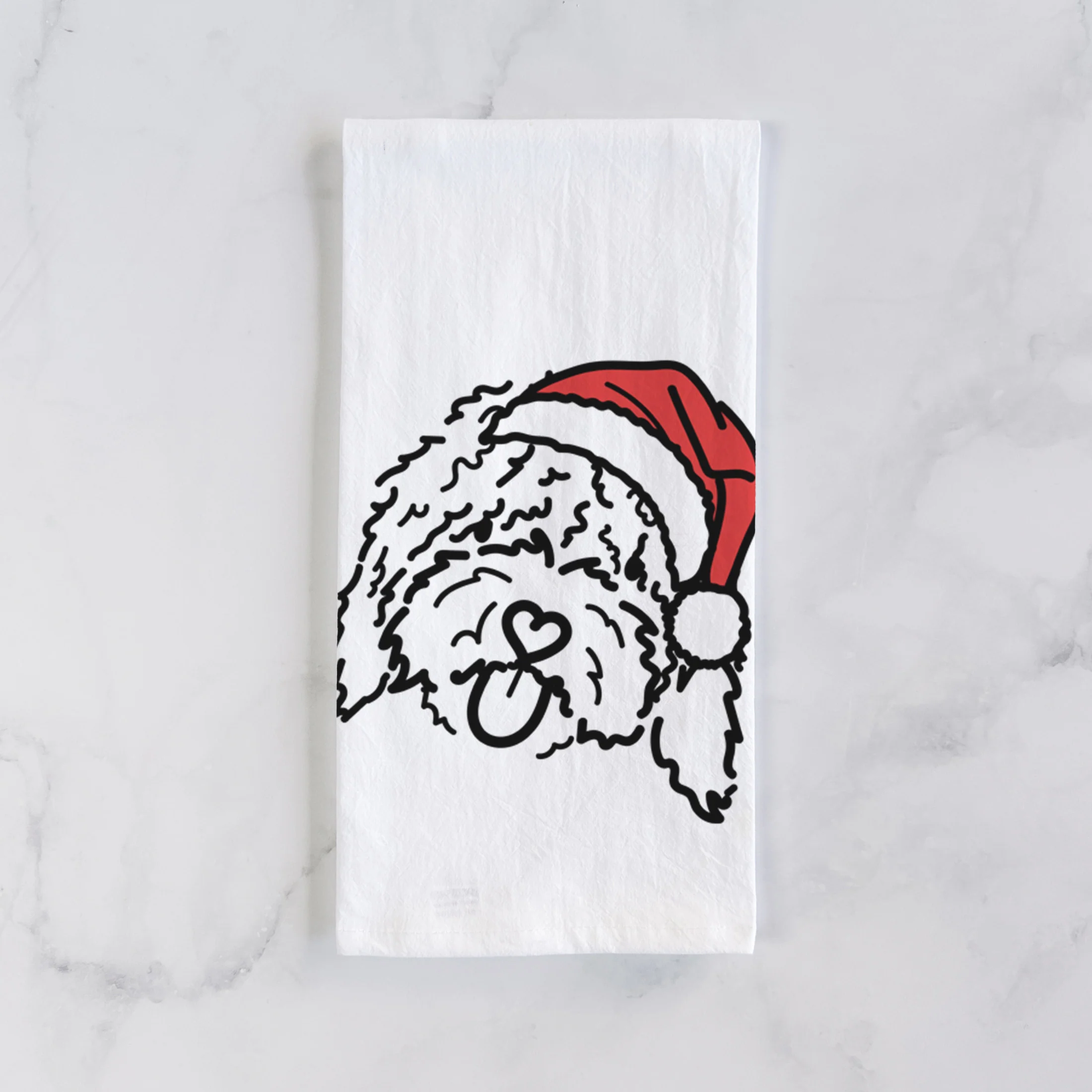 Jolly Spanish Water Dog - Antonio - Tea Towel - Image 2