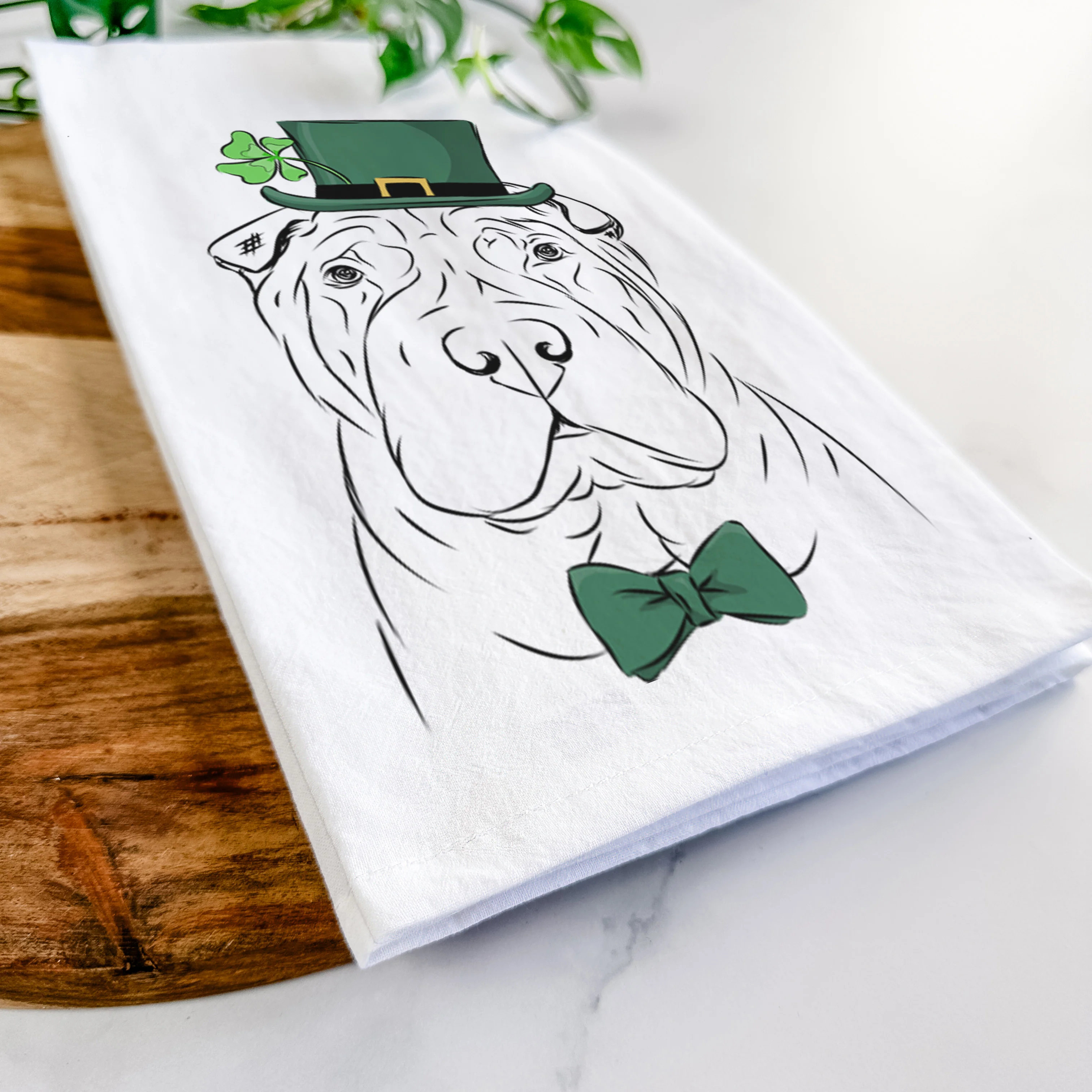 Sharpy the Shar Pei Tea Towel - Image 13
