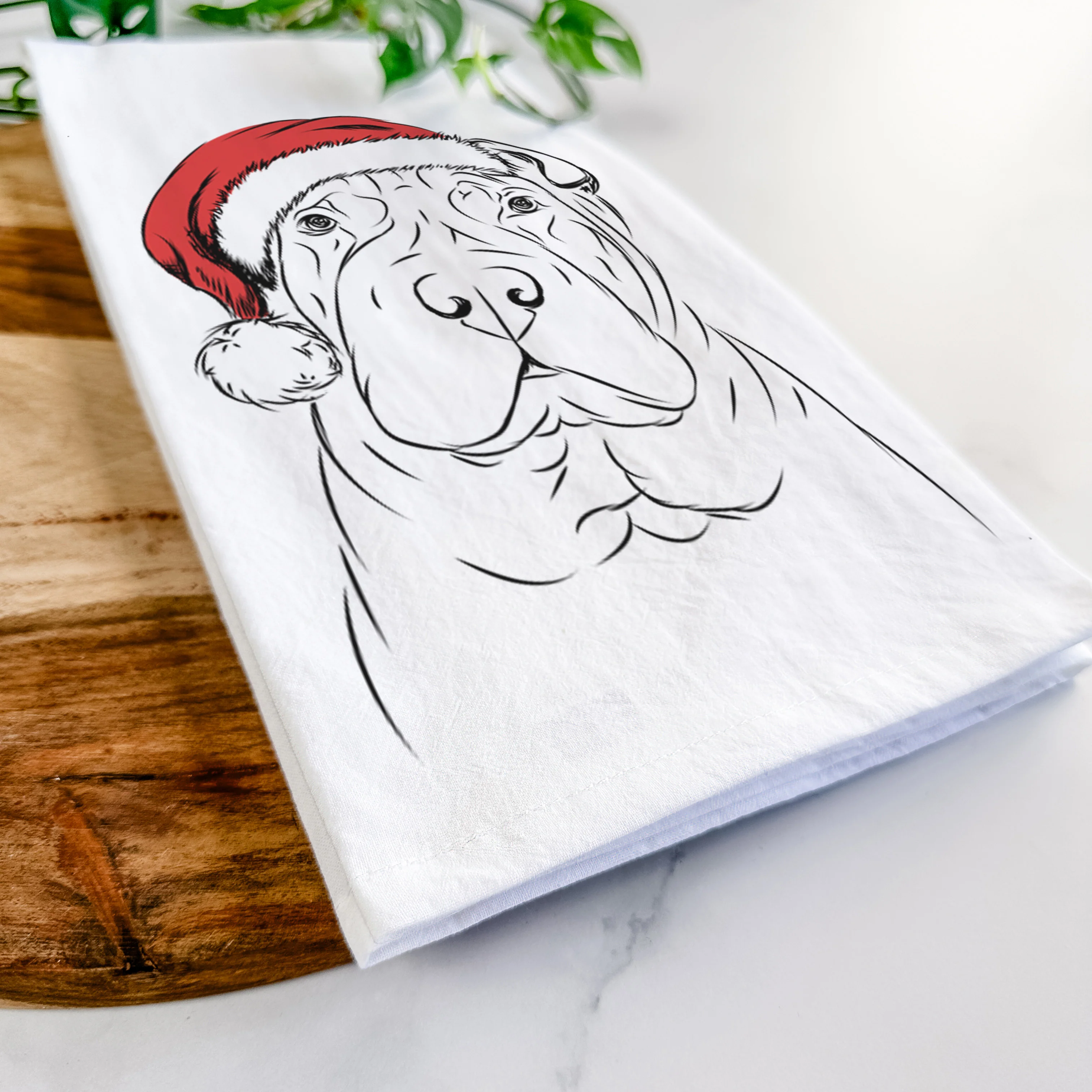 Sharpy the Shar Pei Tea Towel - Image 9