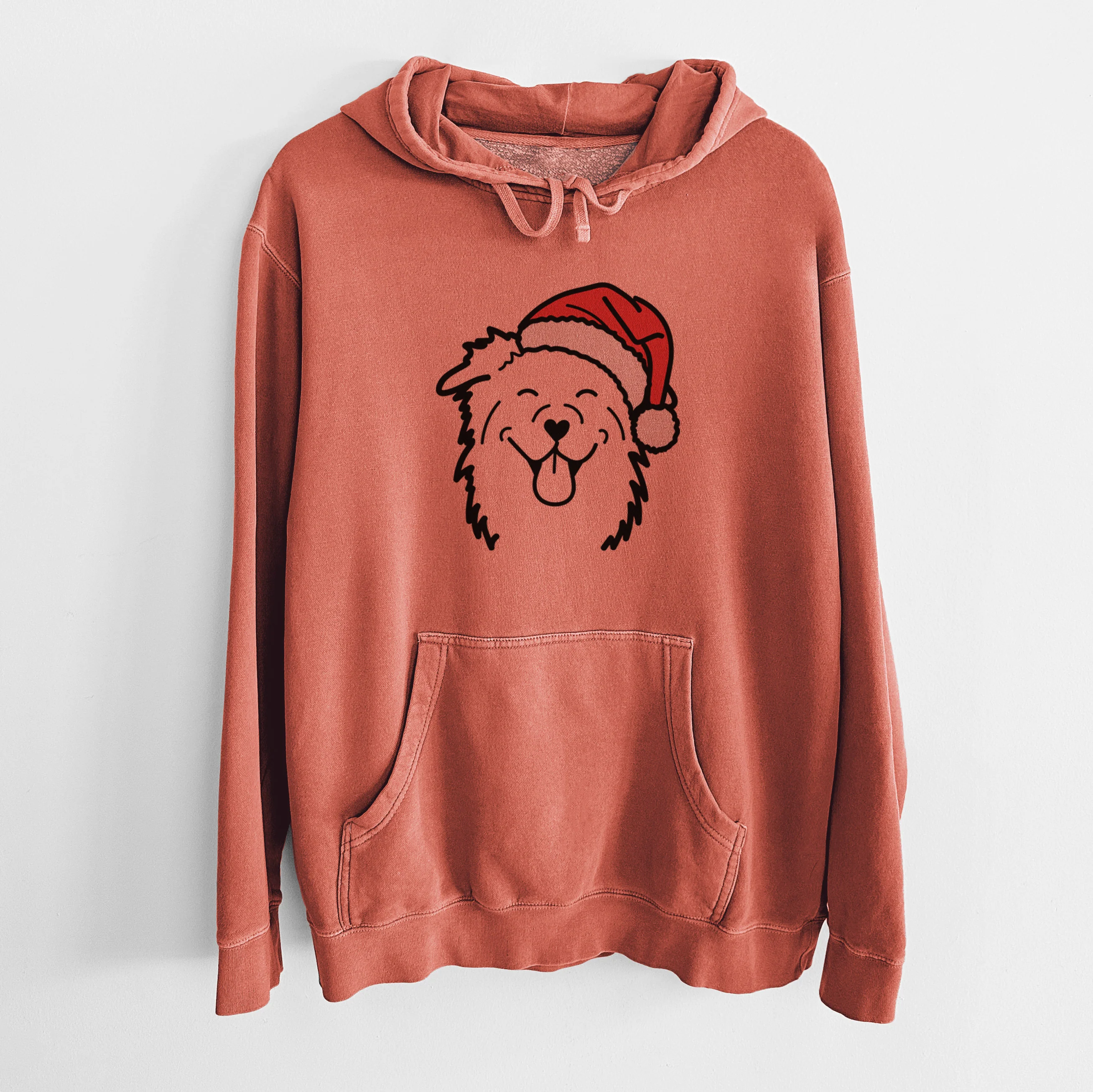 Jolly Australian Shepherd - Unisex Pigment Dyed Hoodie - Image 9