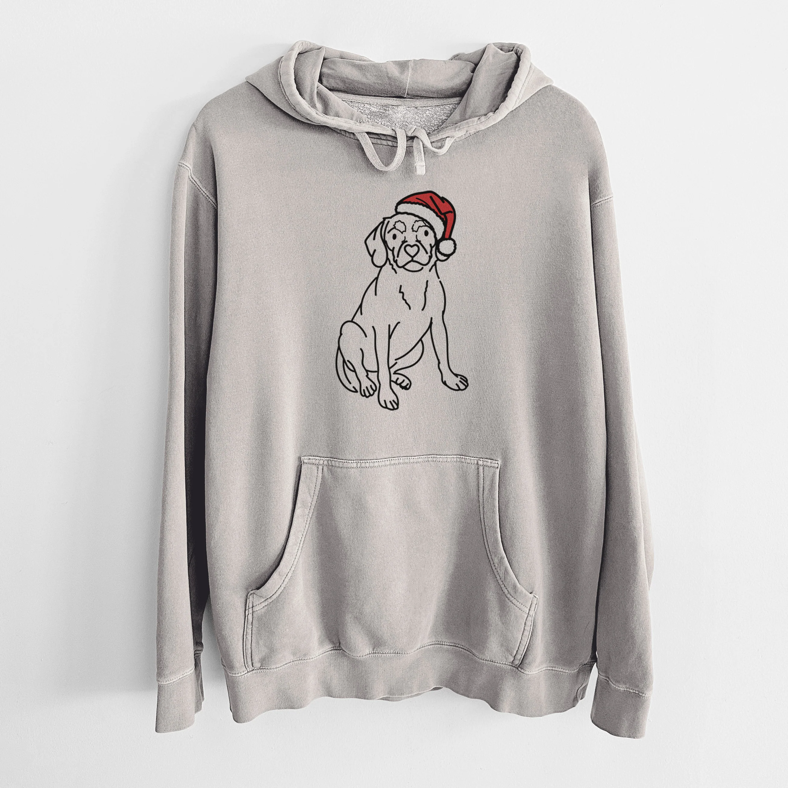 Jolly Puggle - Babs - Unisex Pigment Dyed Hoodie - Image 5