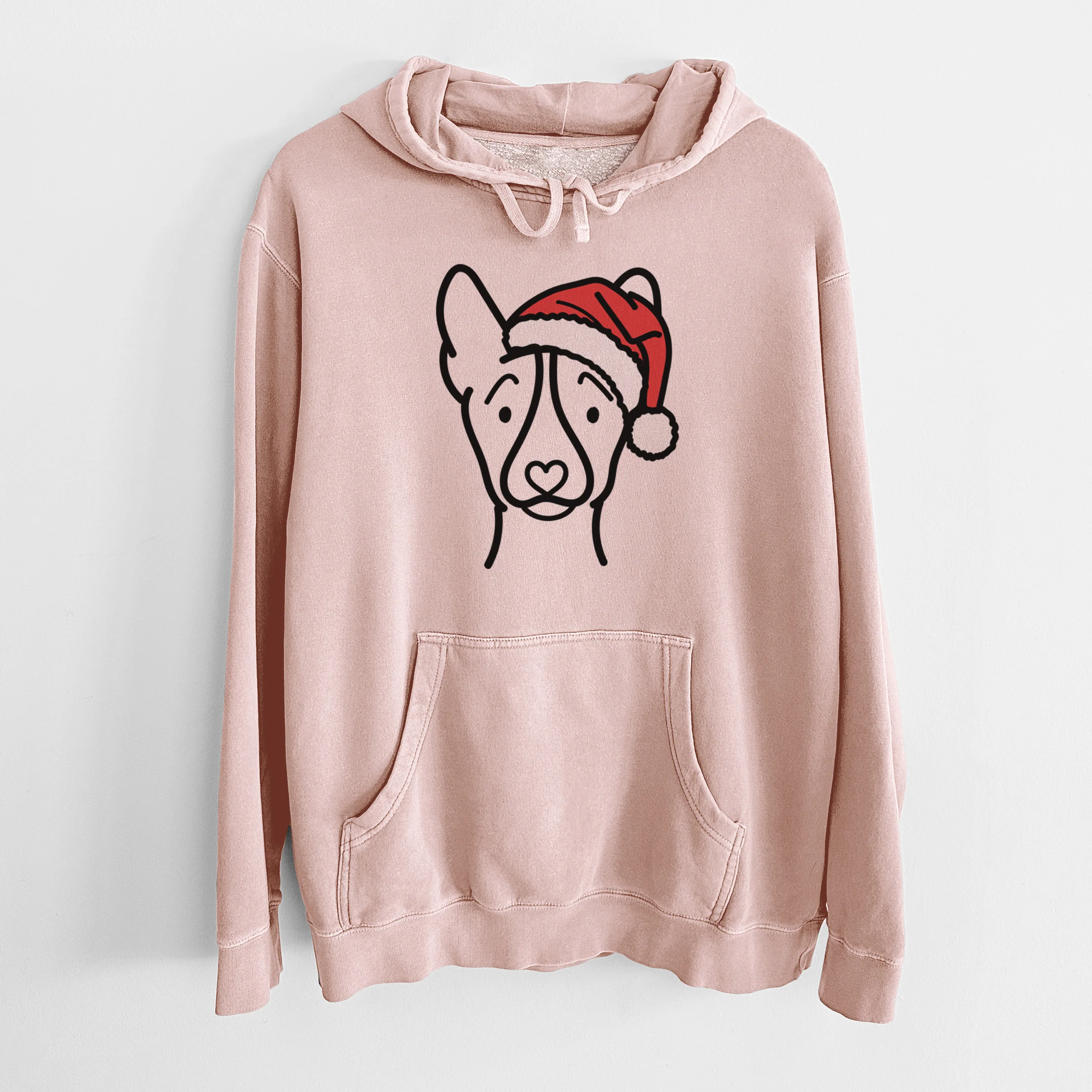 Jolly Basenji - Unisex Pigment Dyed Hoodie - Image 6