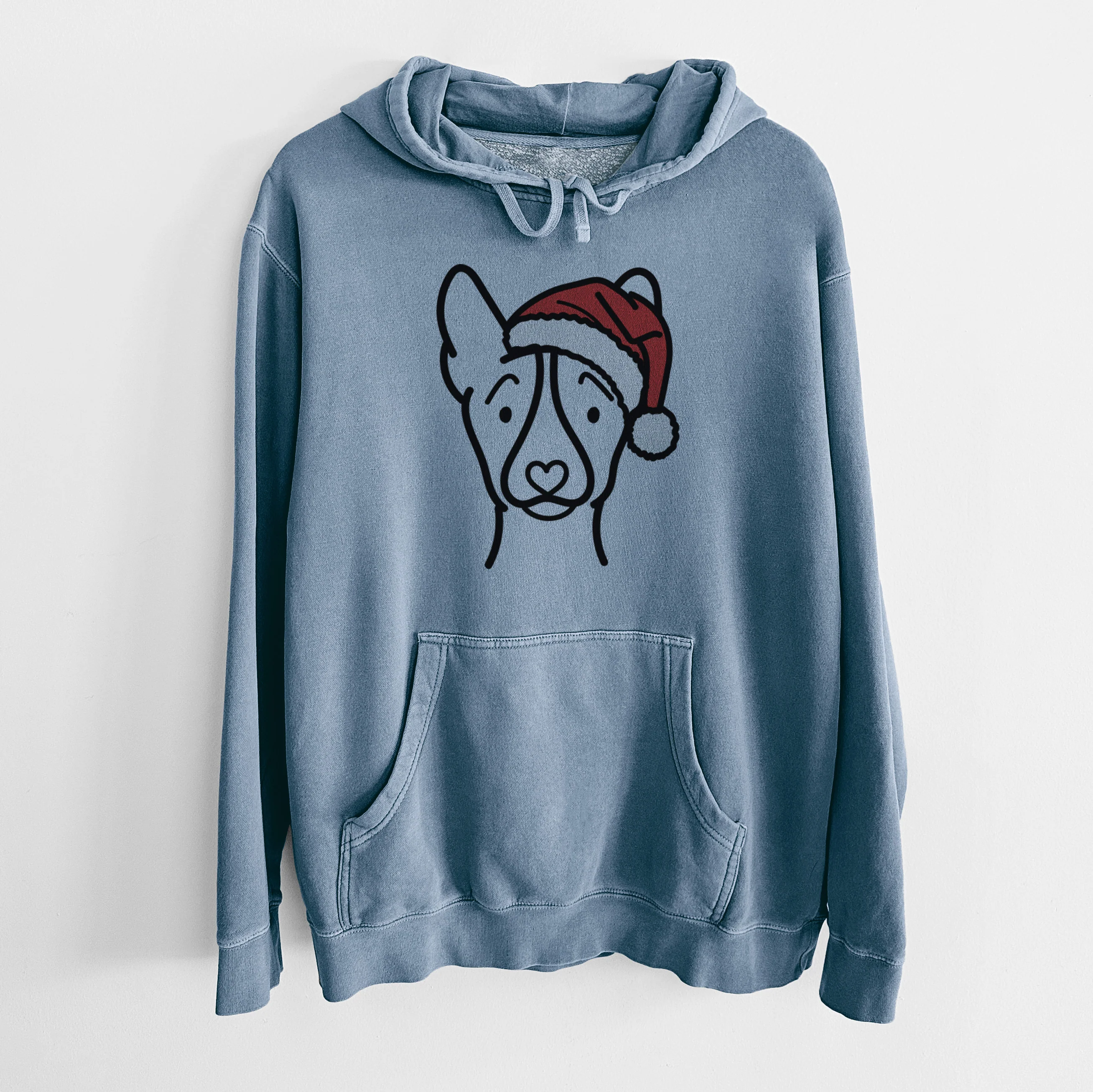 Jolly Basenji - Unisex Pigment Dyed Hoodie - Image 7