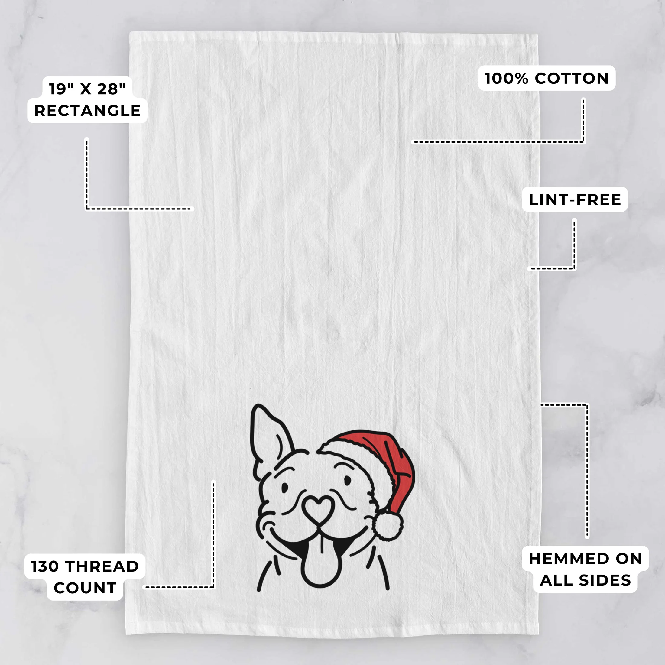 Jolly Pitbull - Basil - Tea Towel - Image 3