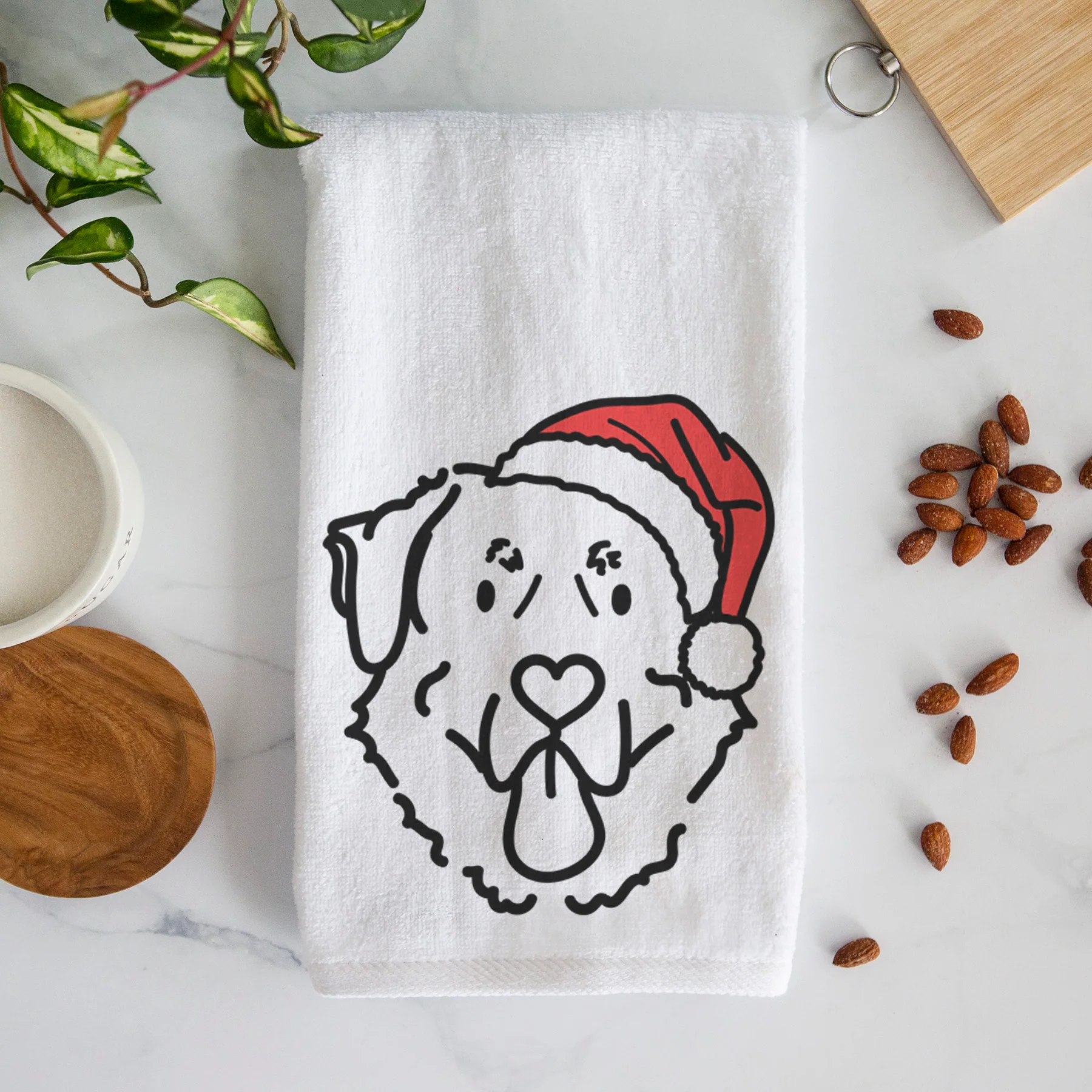 Jolly Anatolian Shepherd - Batu - Decorative Hand Towel - Image 3