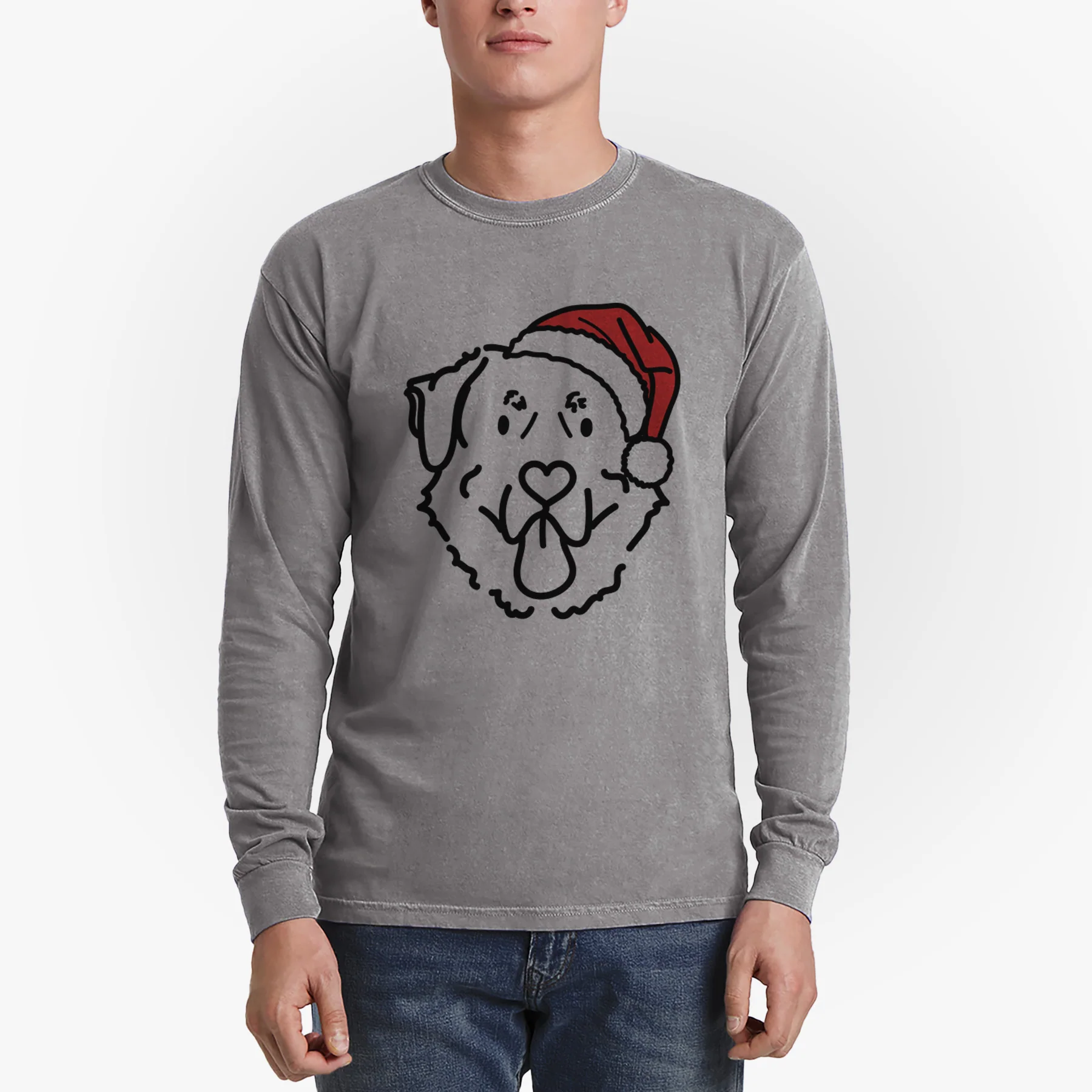 Jolly Anatolian Shepherd - Batu - Heavyweight 100% Cotton Long Sleeve - Image 4