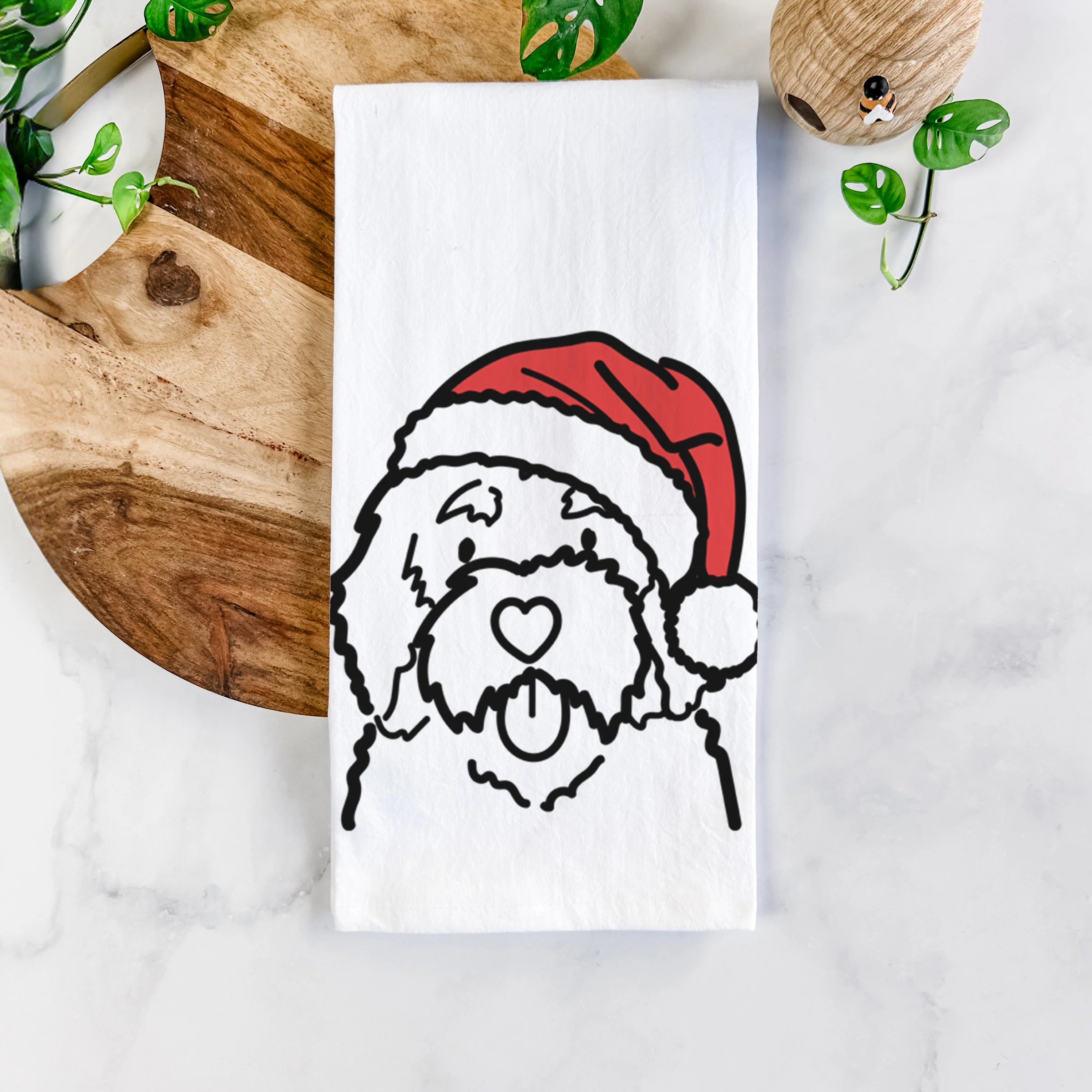 Jolly Bernedoodle - Tea Towel - Image 5