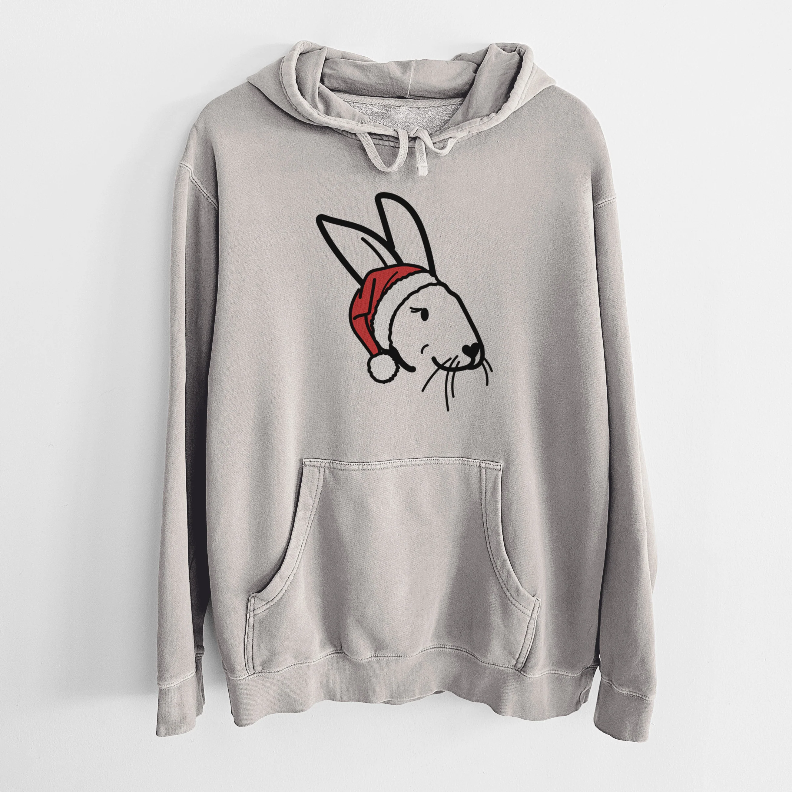 Jolly Rex Rabbit - Betsy - Unisex Pigment Dyed Hoodie - Image 5