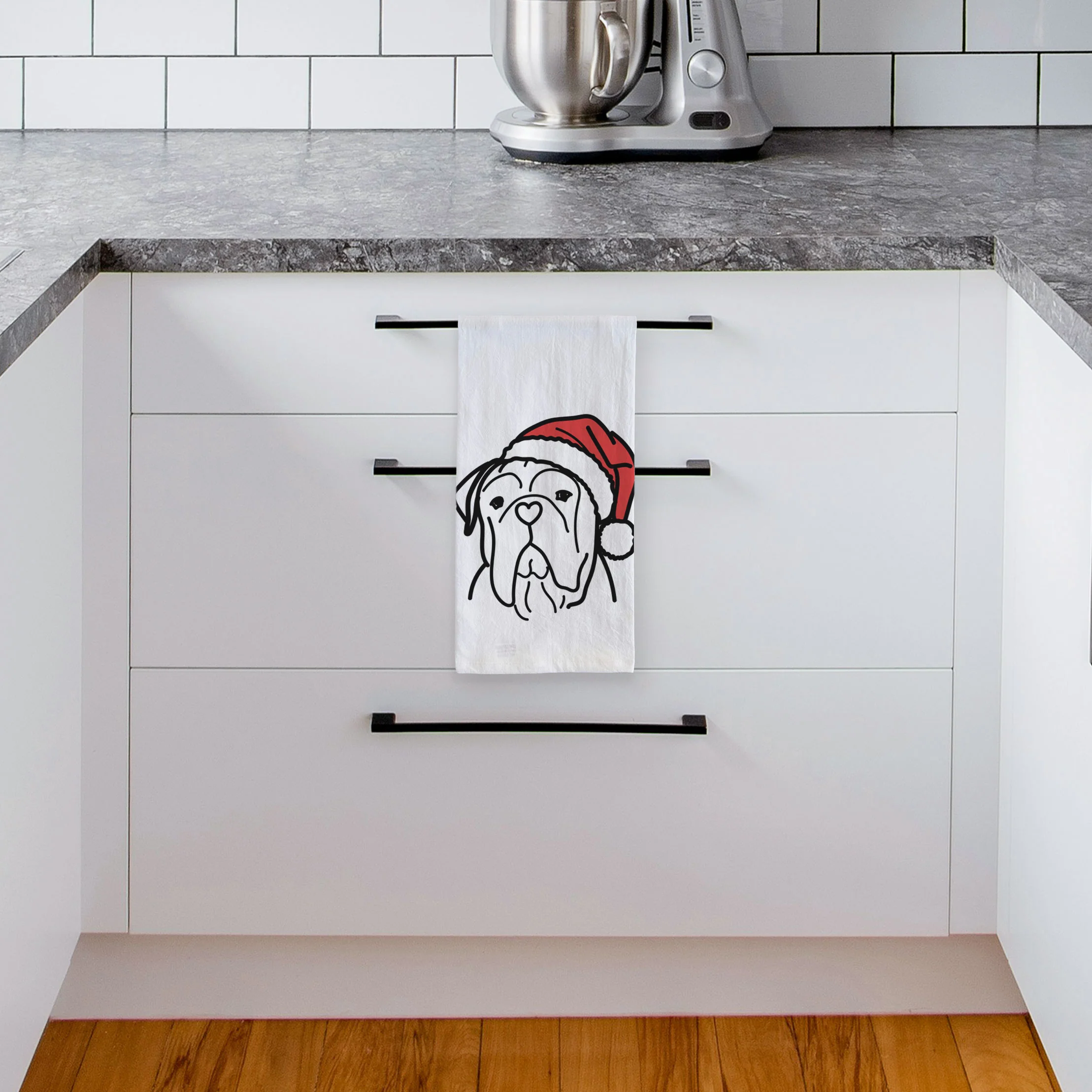 Jolly Bull Mastiff - Vivian - Tea Towel - Image 4