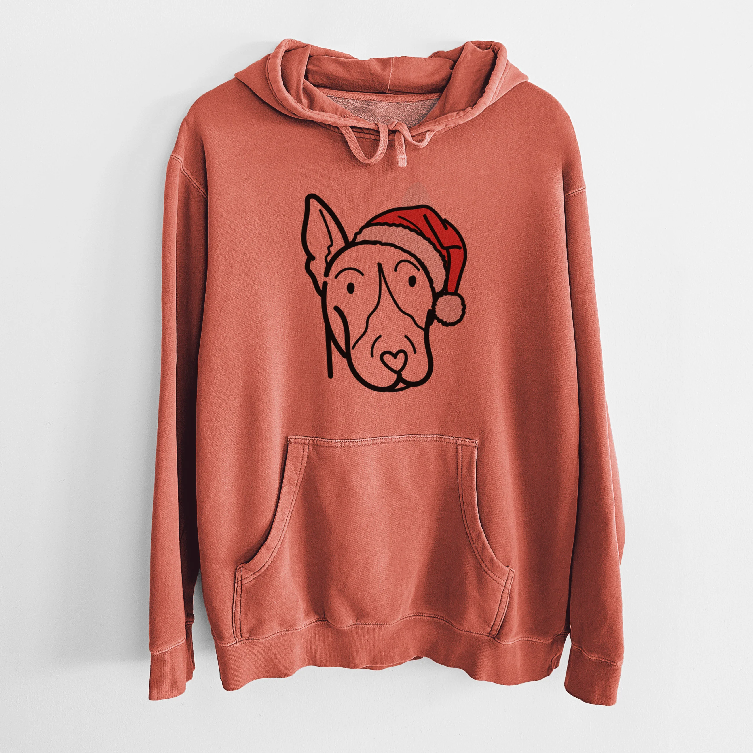 Jolly Bull Terrier - Unisex Pigment Dyed Hoodie - Image 9