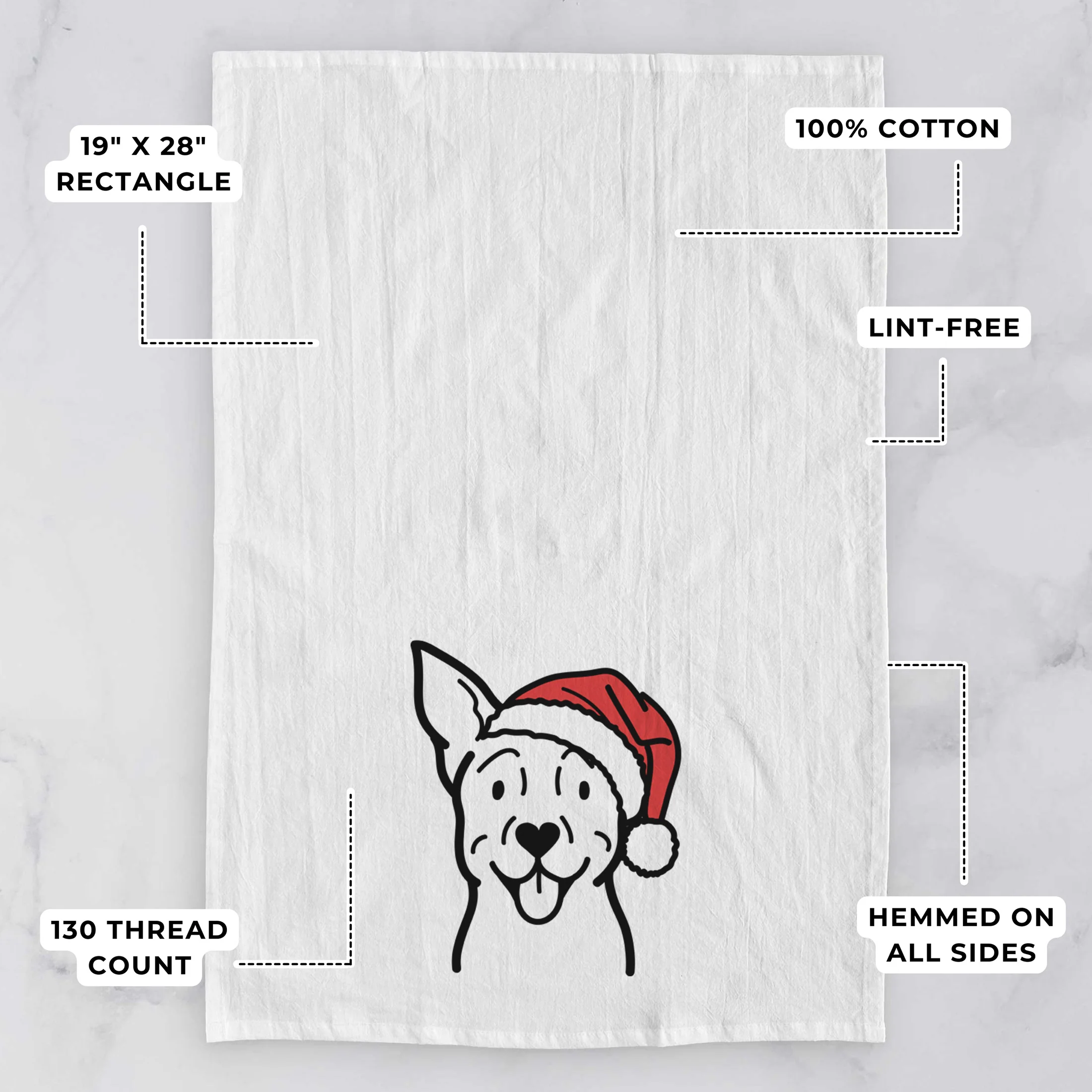 Jolly Carolina Dog - Tea Towel - Image 3