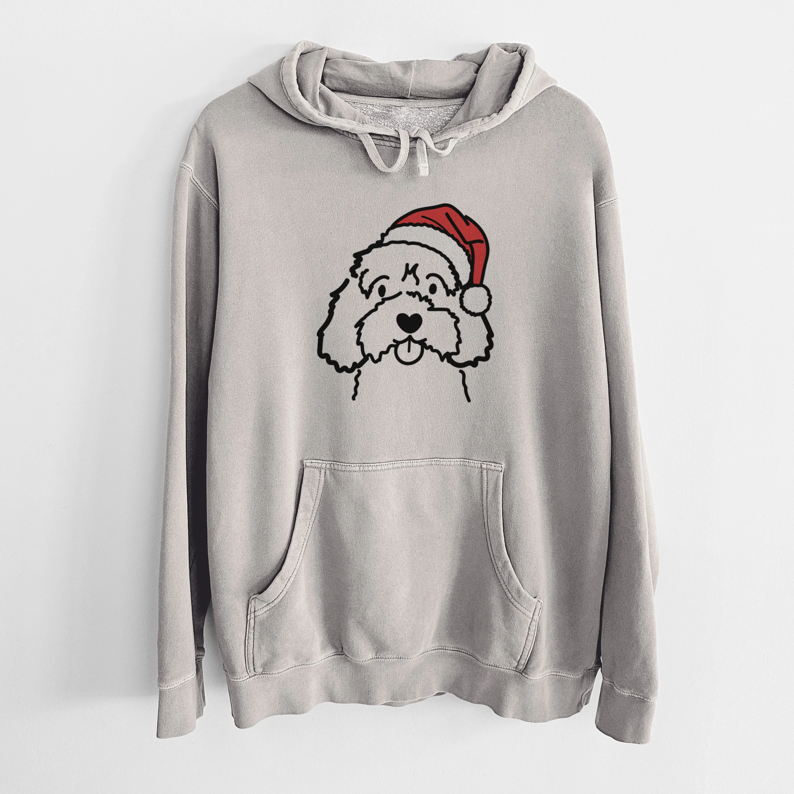 Jolly Cavapoo - Unisex Pigment Dyed Hoodie - Image 5