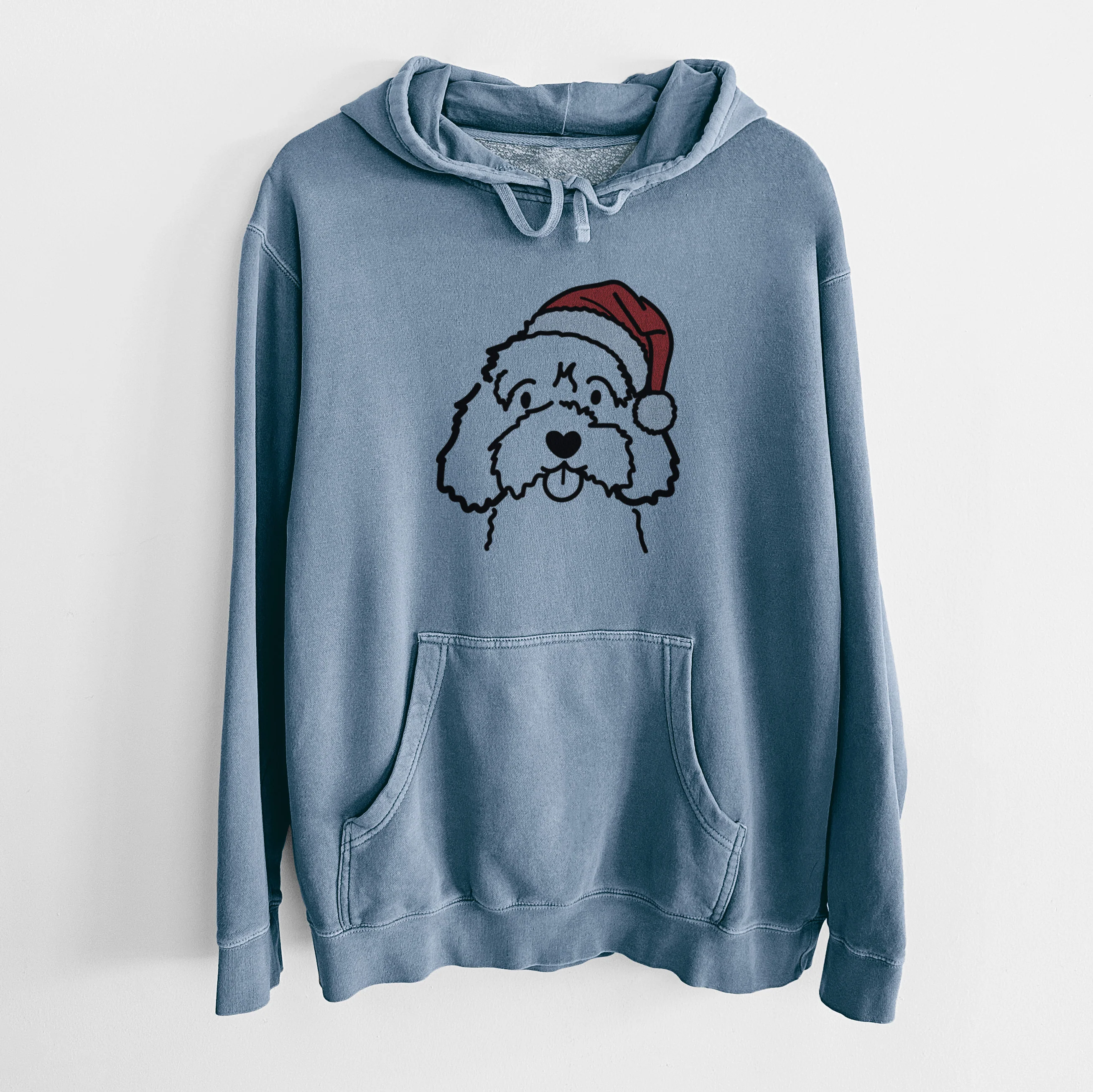 Jolly Cavapoo - Unisex Pigment Dyed Hoodie - Image 7