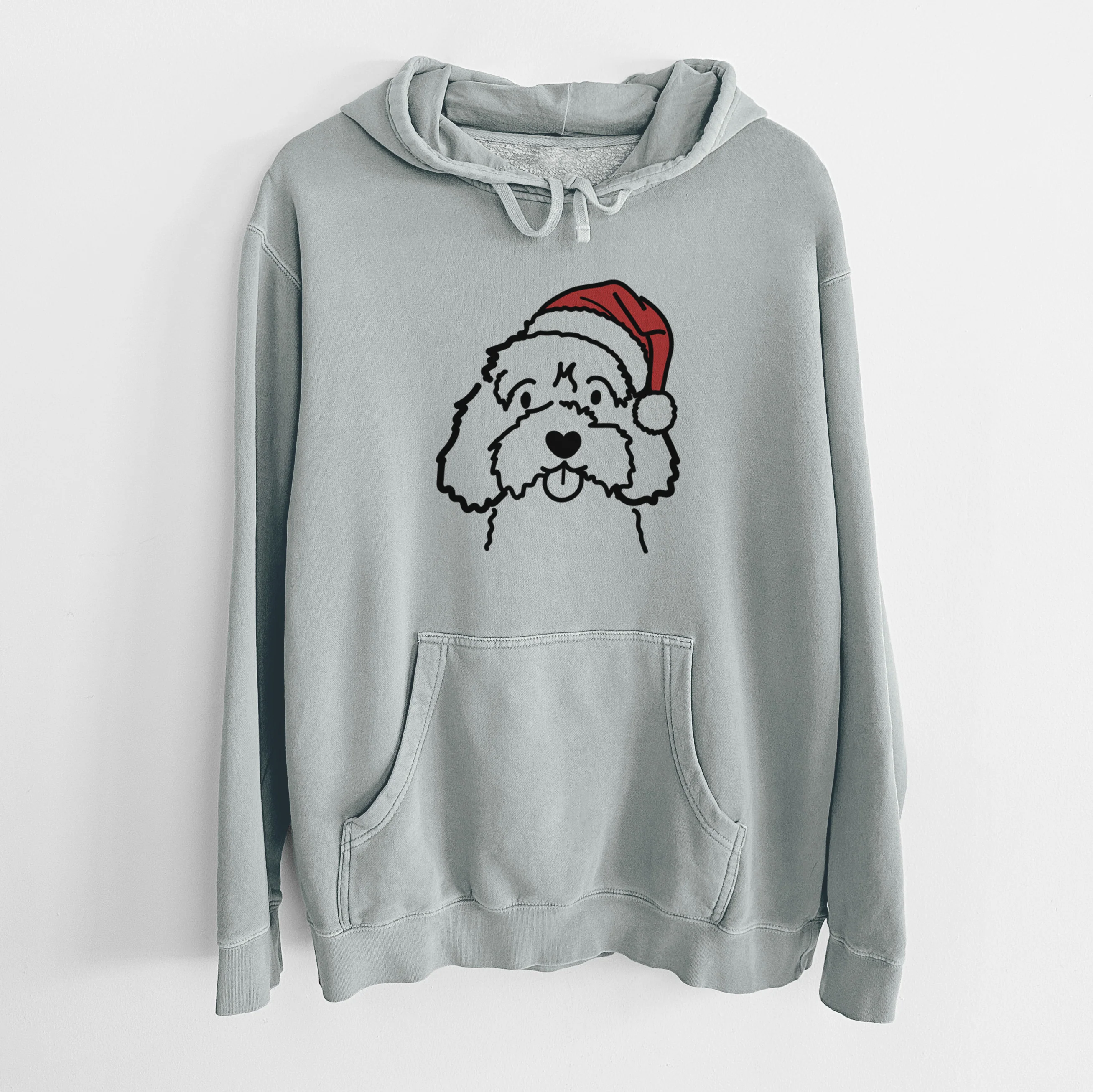 Jolly Cavapoo - Unisex Pigment Dyed Hoodie - Image 8