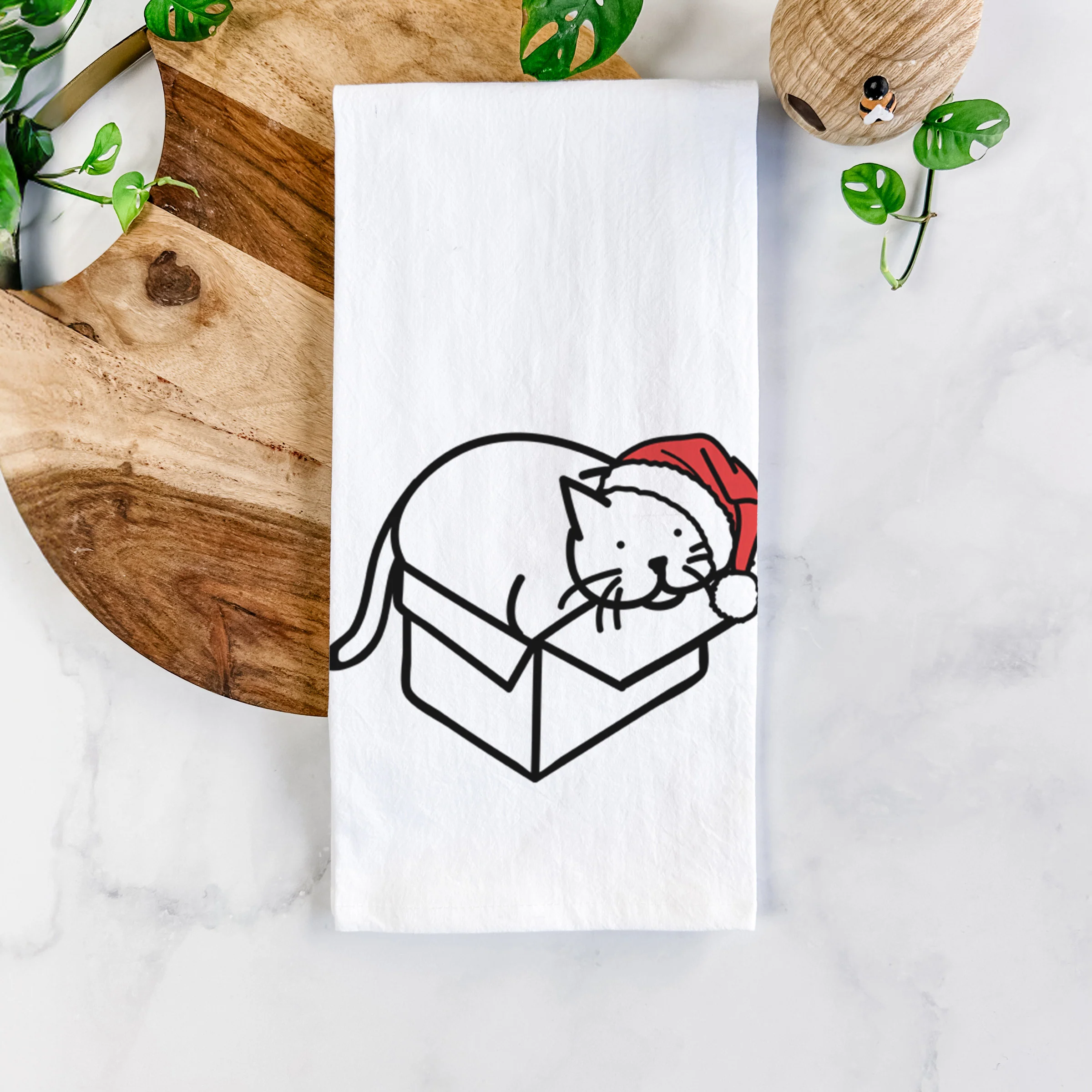 Jolly Cat in a Box - Charlie - Tea Towel - Image 5