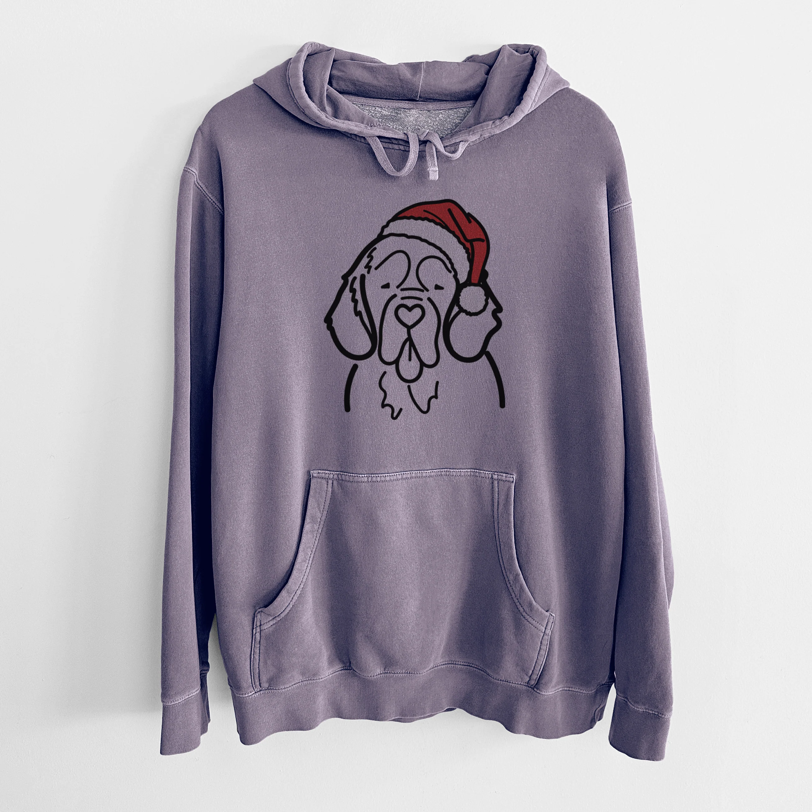 Jolly Clumber Spaniel - Unisex Pigment Dyed Hoodie - Image 10