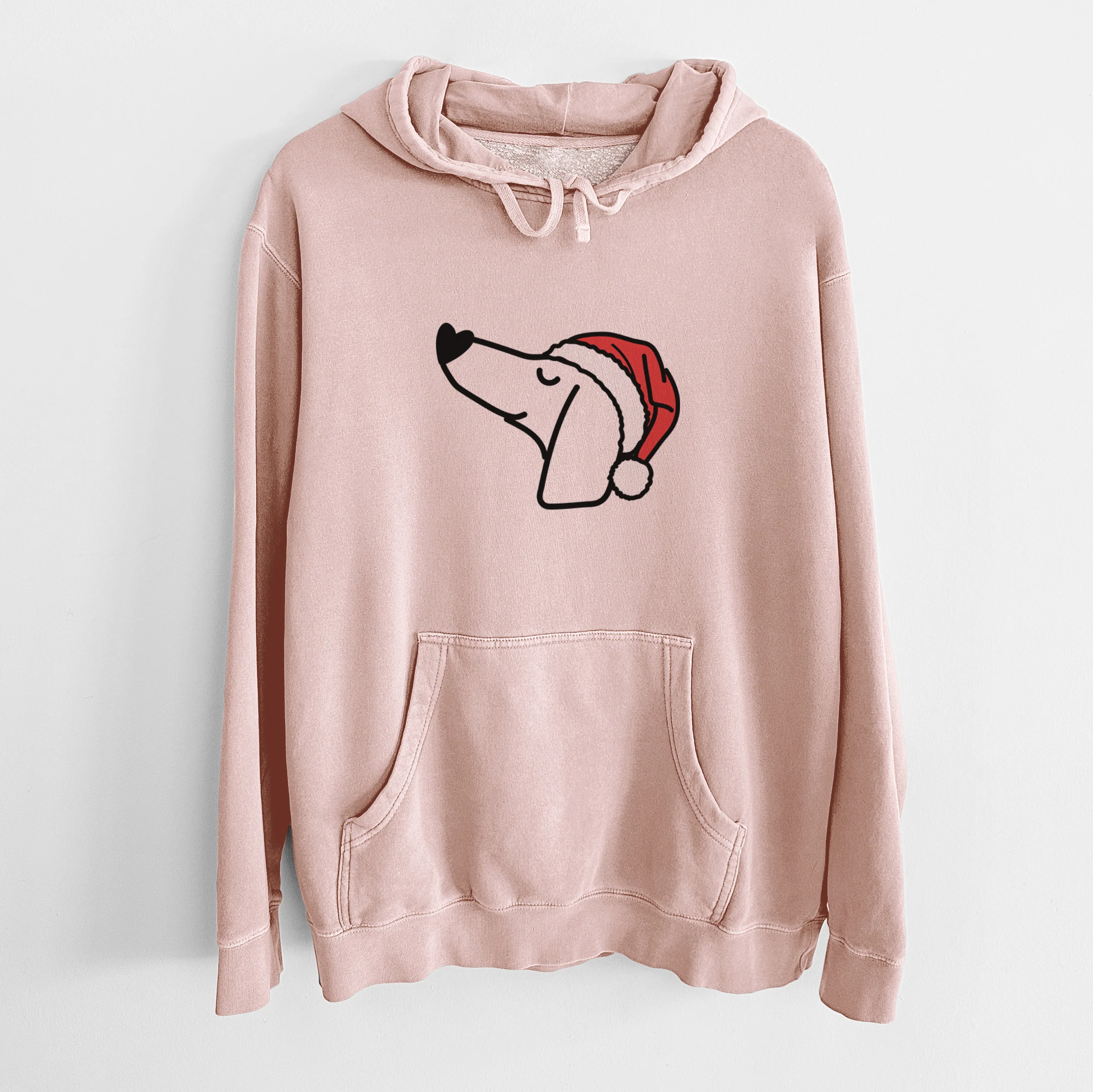 Jolly Dachshund - Unisex Pigment Dyed Hoodie - Image 6