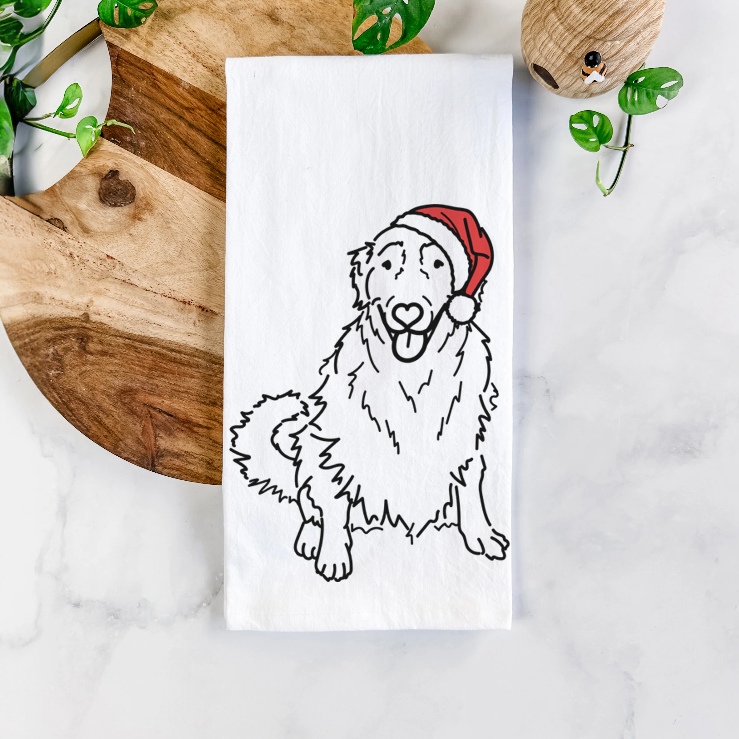 Jolly Golden Retriever - Daisy - Tea Towel - Image 5