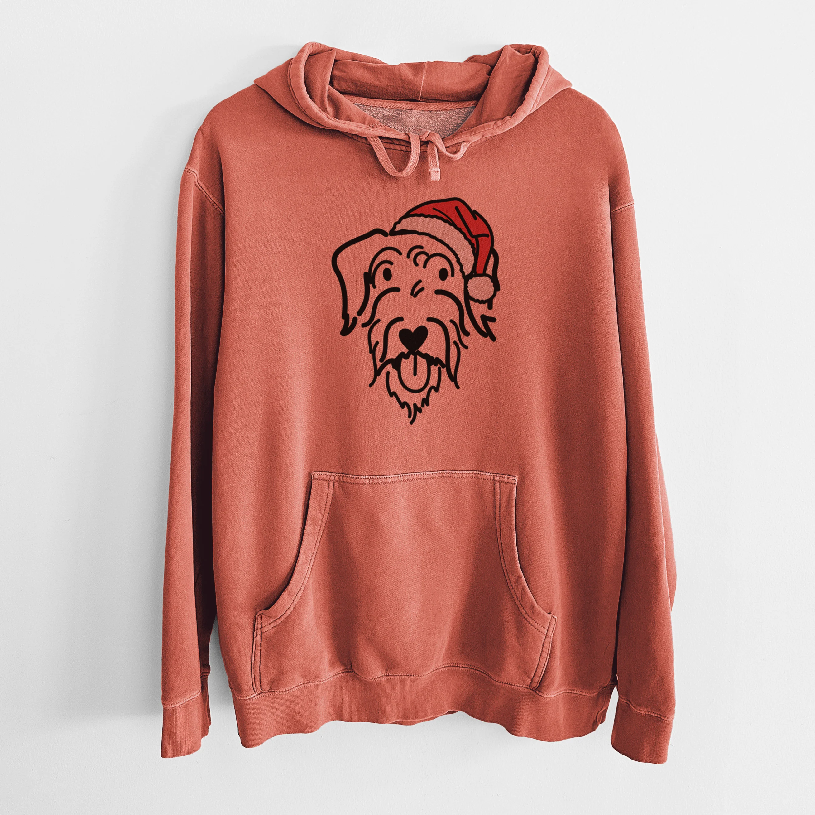 Jolly Doodle - Dug - Unisex Pigment Dyed Hoodie - Image 9