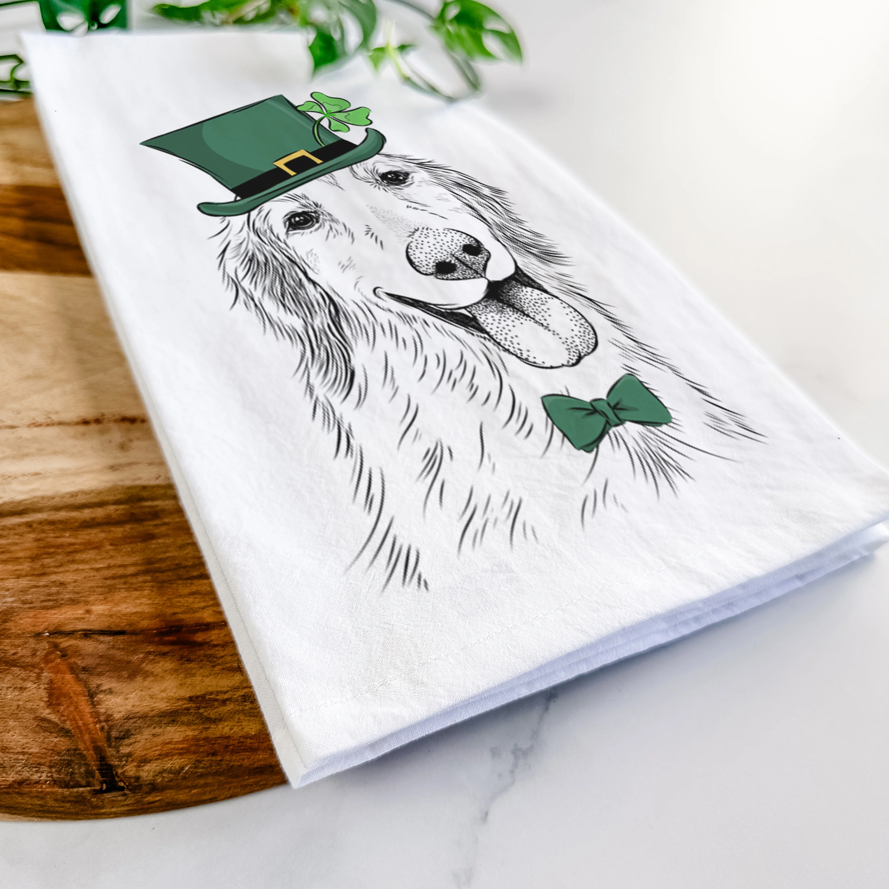 Shelby the Golden Retriever Tea Towel - Image 13