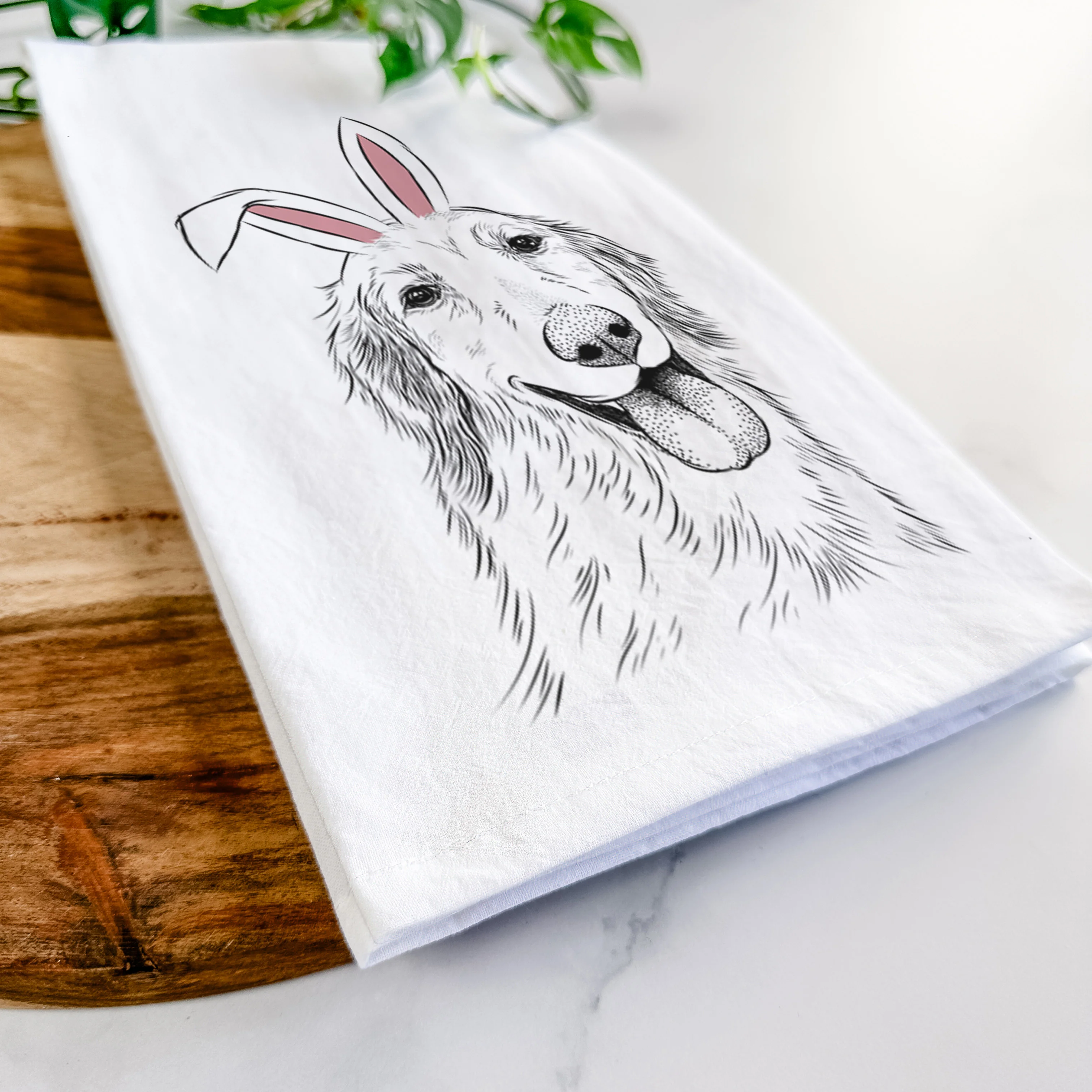 Shelby the Golden Retriever Tea Towel - Image 14