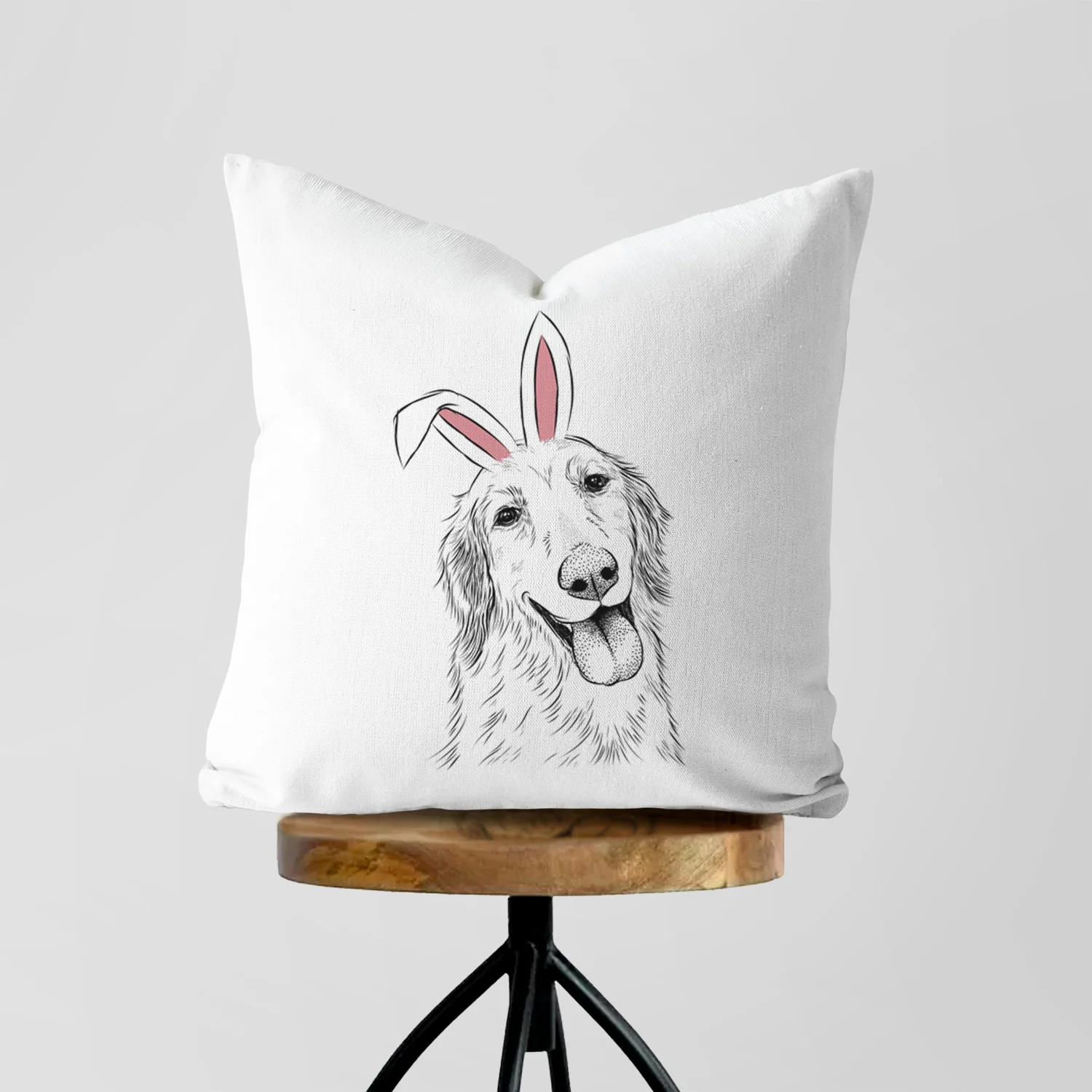 Shelby the Golden Retriever - Throw Pillow Cover - Image 5