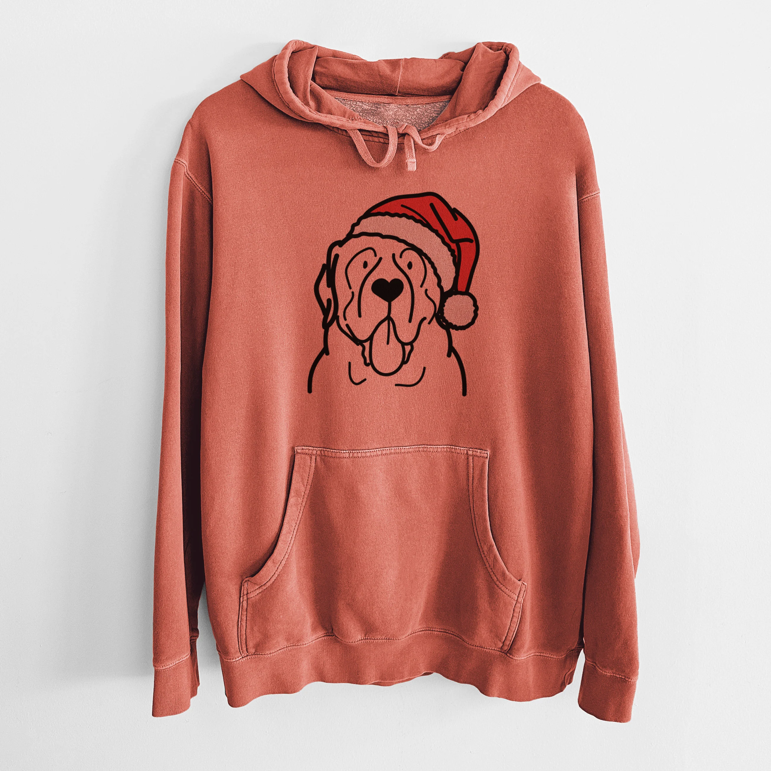 Jolly English Mastiff - Unisex Pigment Dyed Hoodie - Image 9