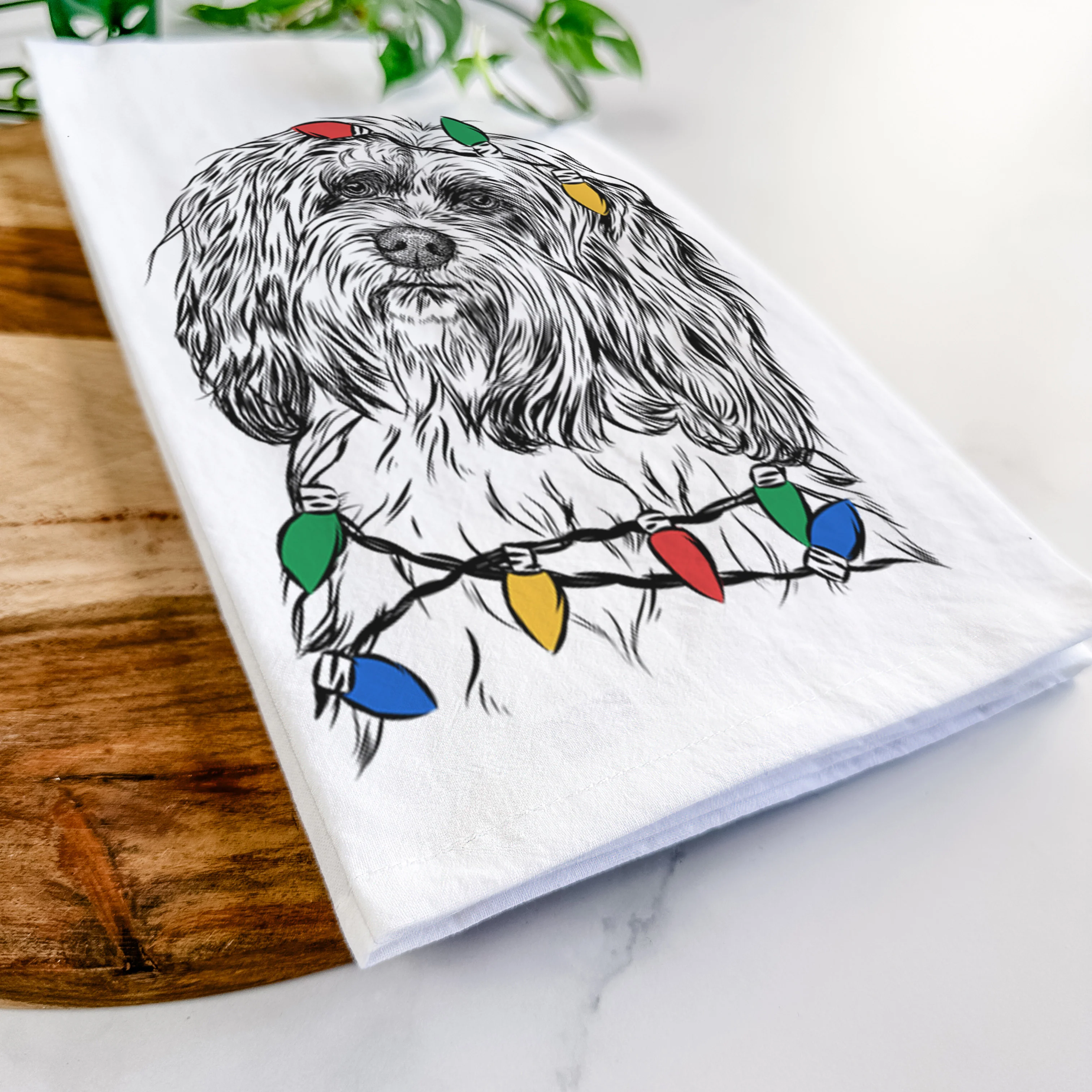 Shenpa the Tibetan Terrier Tea Towel - Image 10