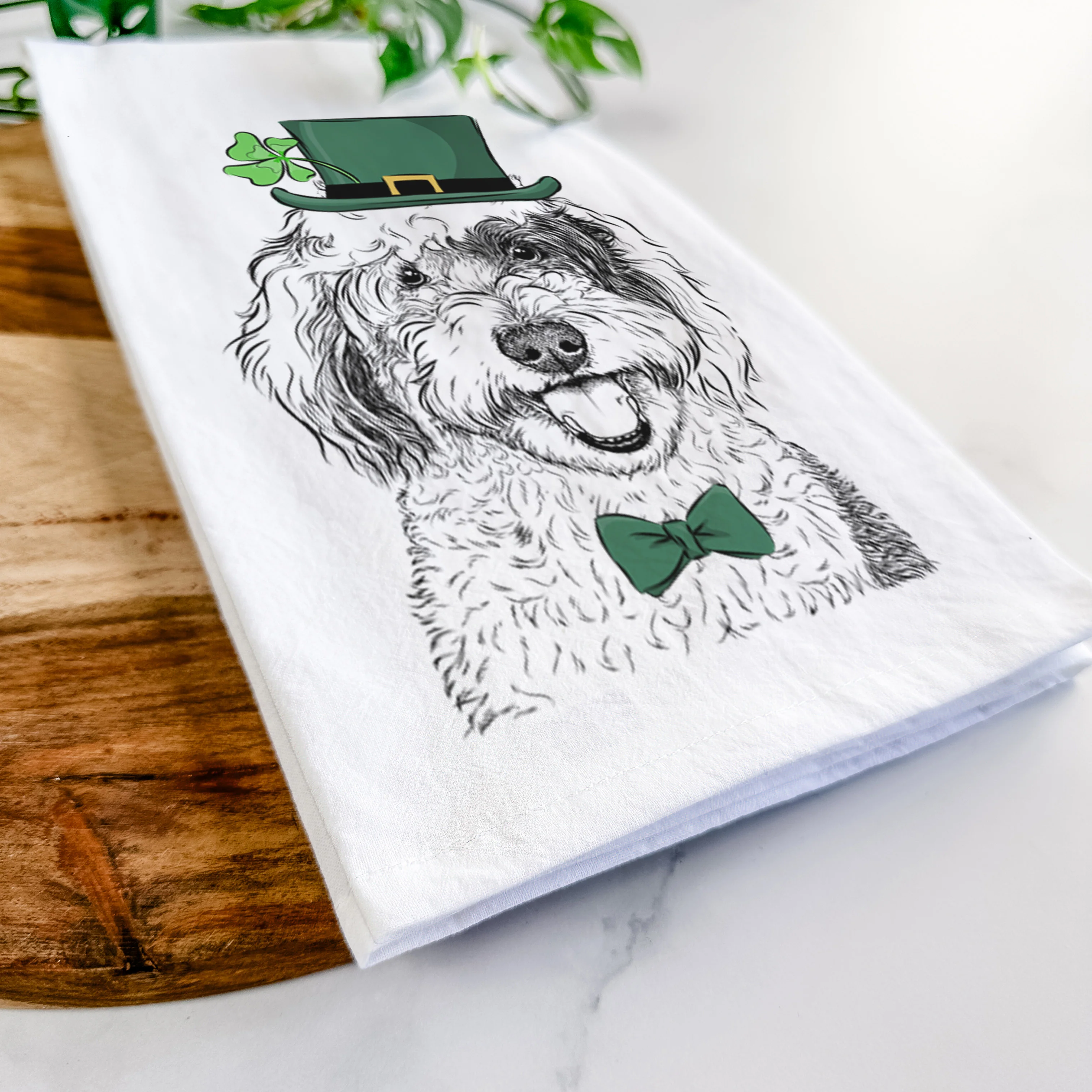 Sherlock the Sheepadoodle Tea Towel - Image 13