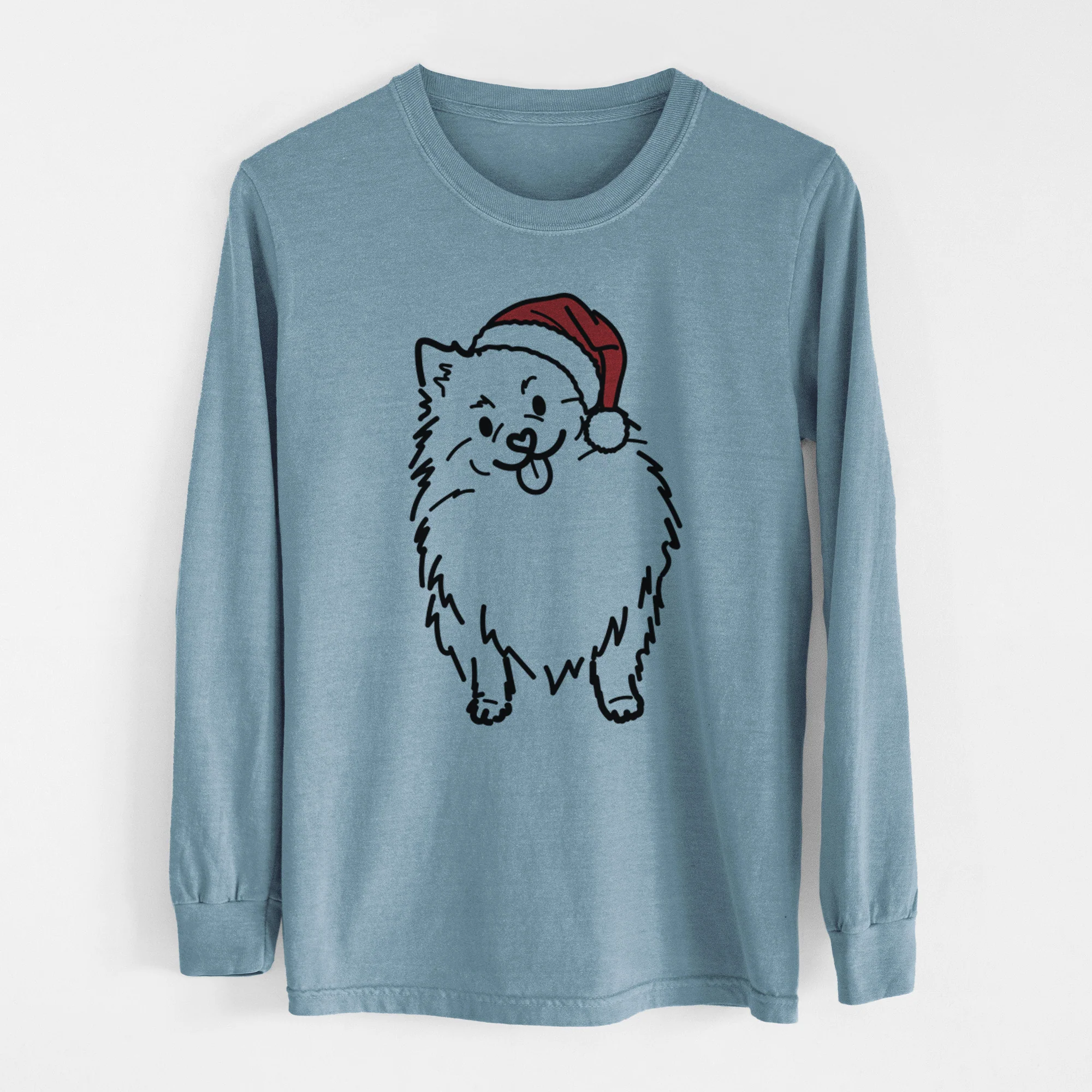 Jolly Pomeranian - Fern - Heavyweight 100% Cotton Long Sleeve - Image 8