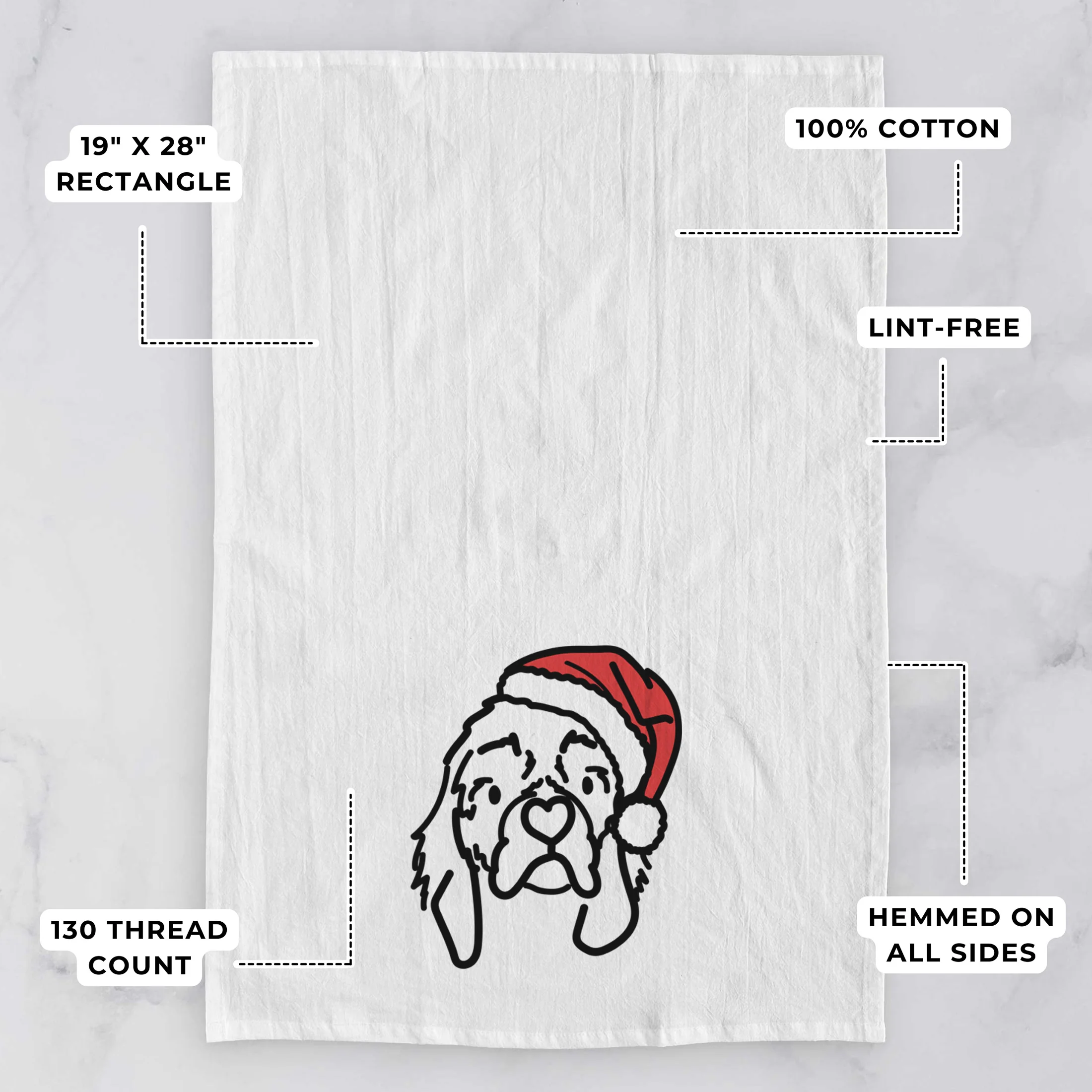 Jolly Cocker Spaniel - GiGi - Tea Towel - Image 3