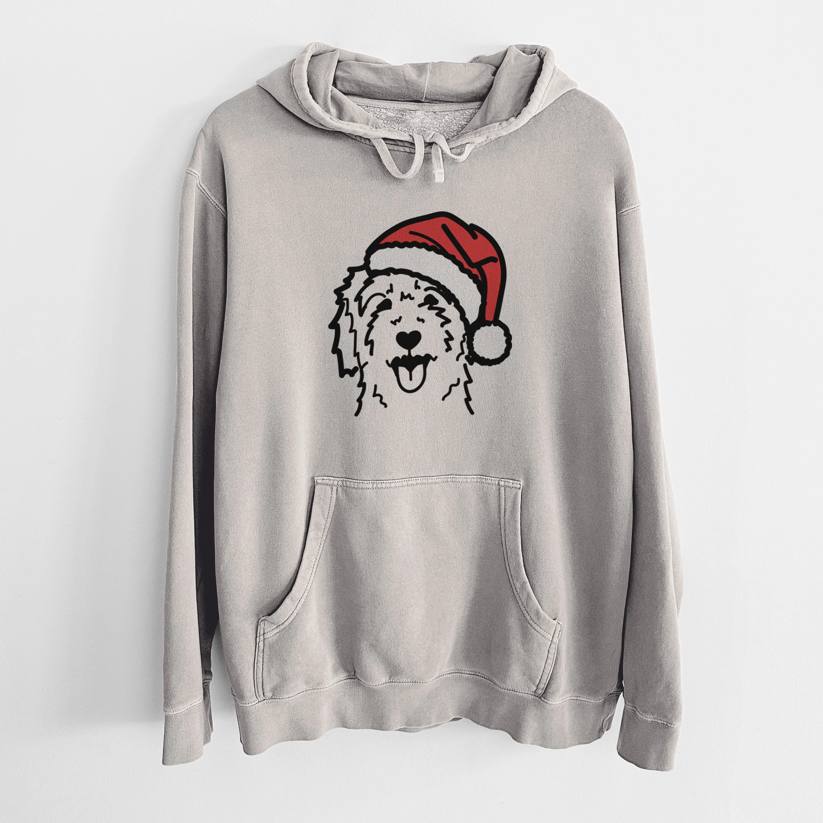 Jolly Goldendoodle - Unisex Pigment Dyed Hoodie - Image 5