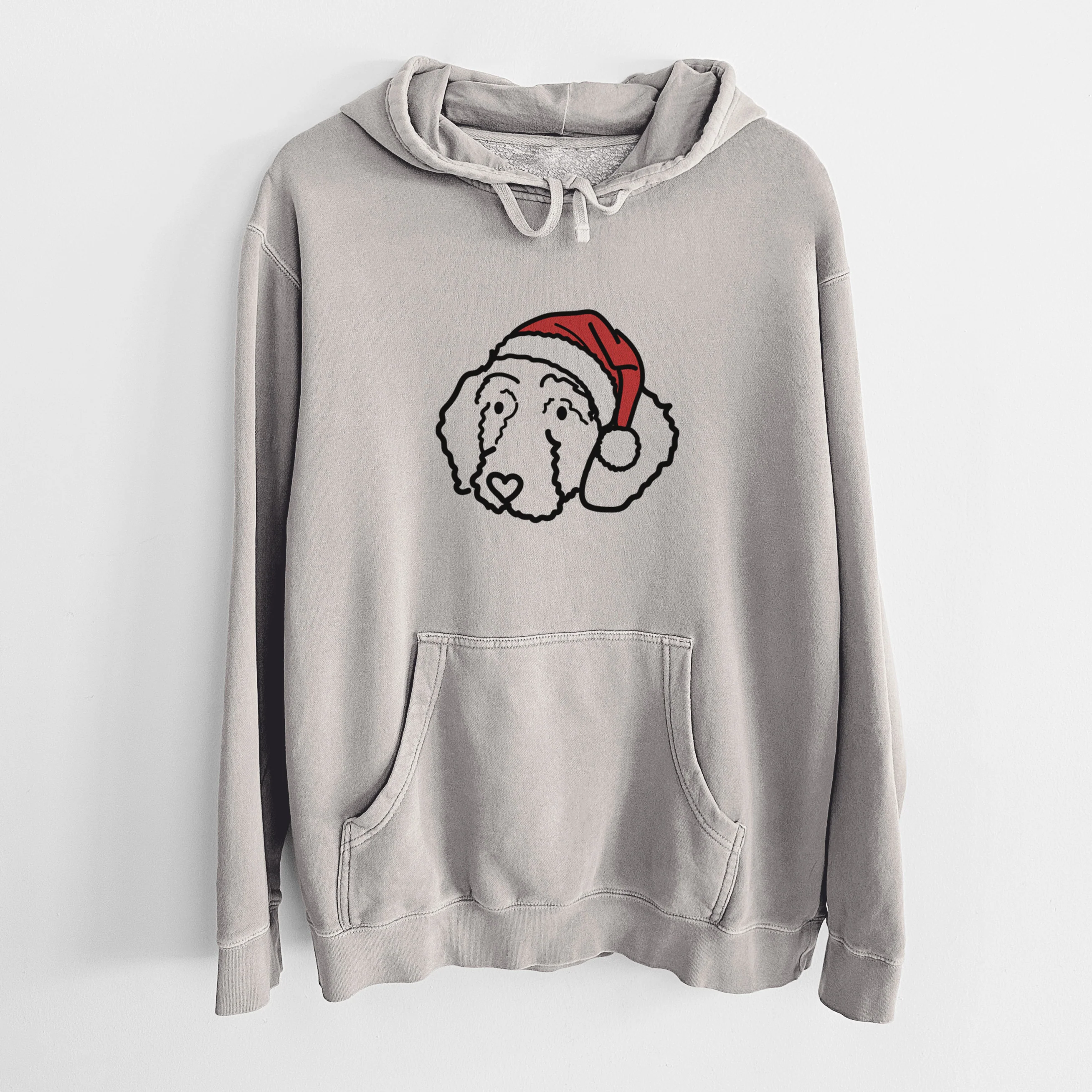 Jolly Goldendoodle - Hanna - Unisex Pigment Dyed Hoodie - Image 5