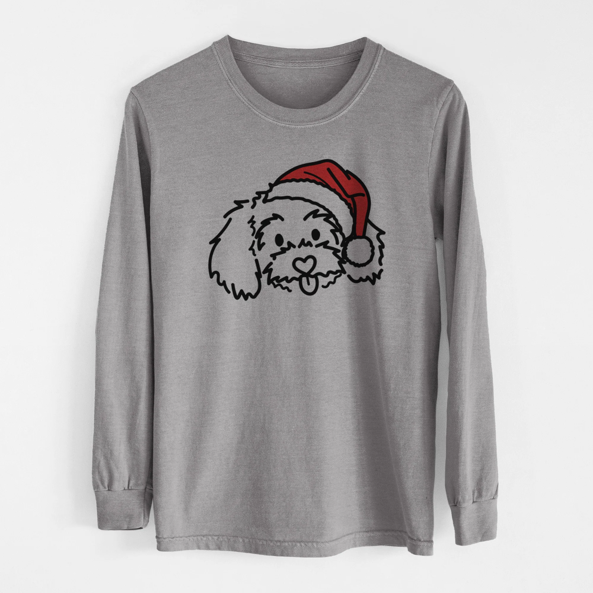 Jolly Maltipoo - Holly - Heavyweight 100% Cotton Long Sleeve - Image 7