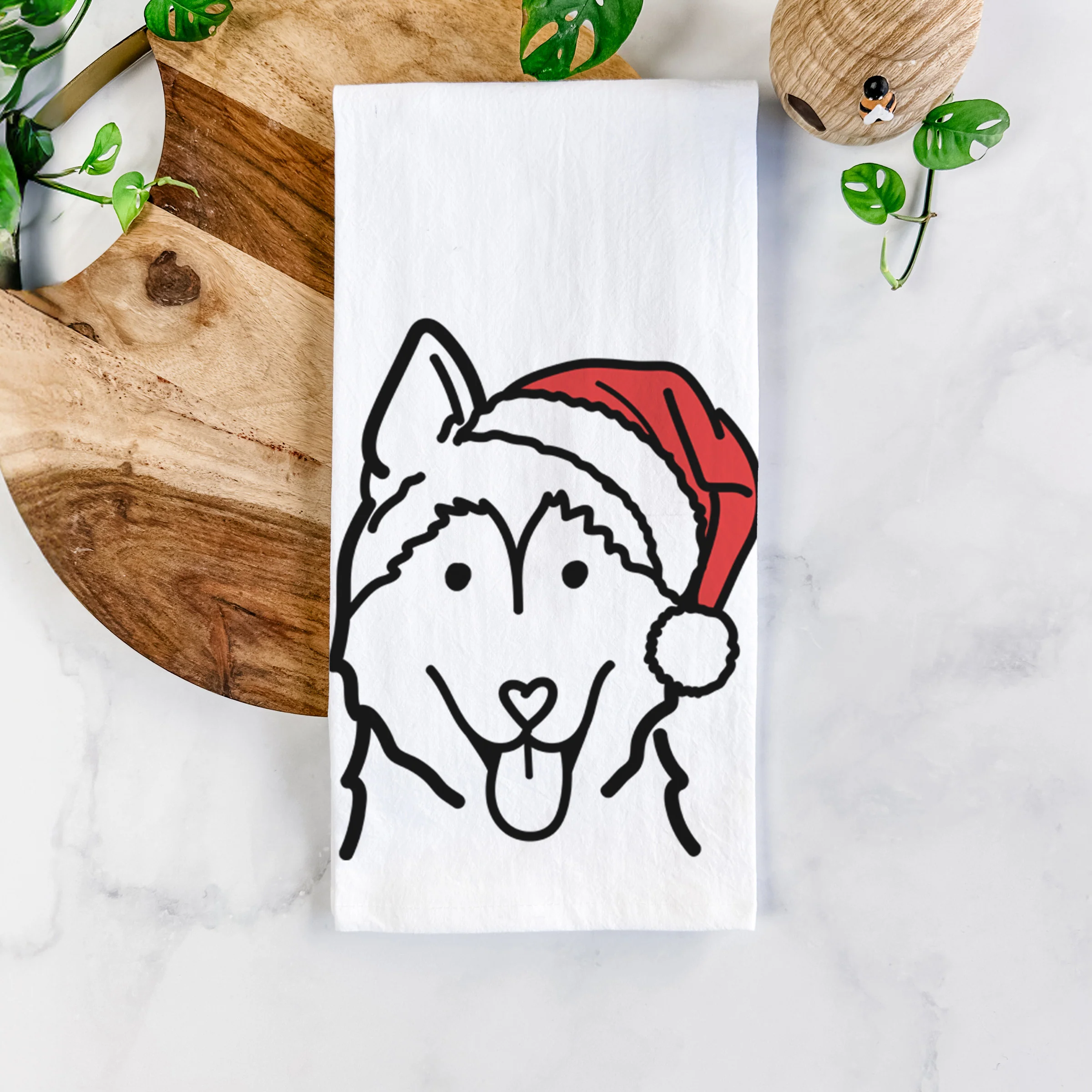 Jolly Siberian Husky - Tea Towel - Image 5