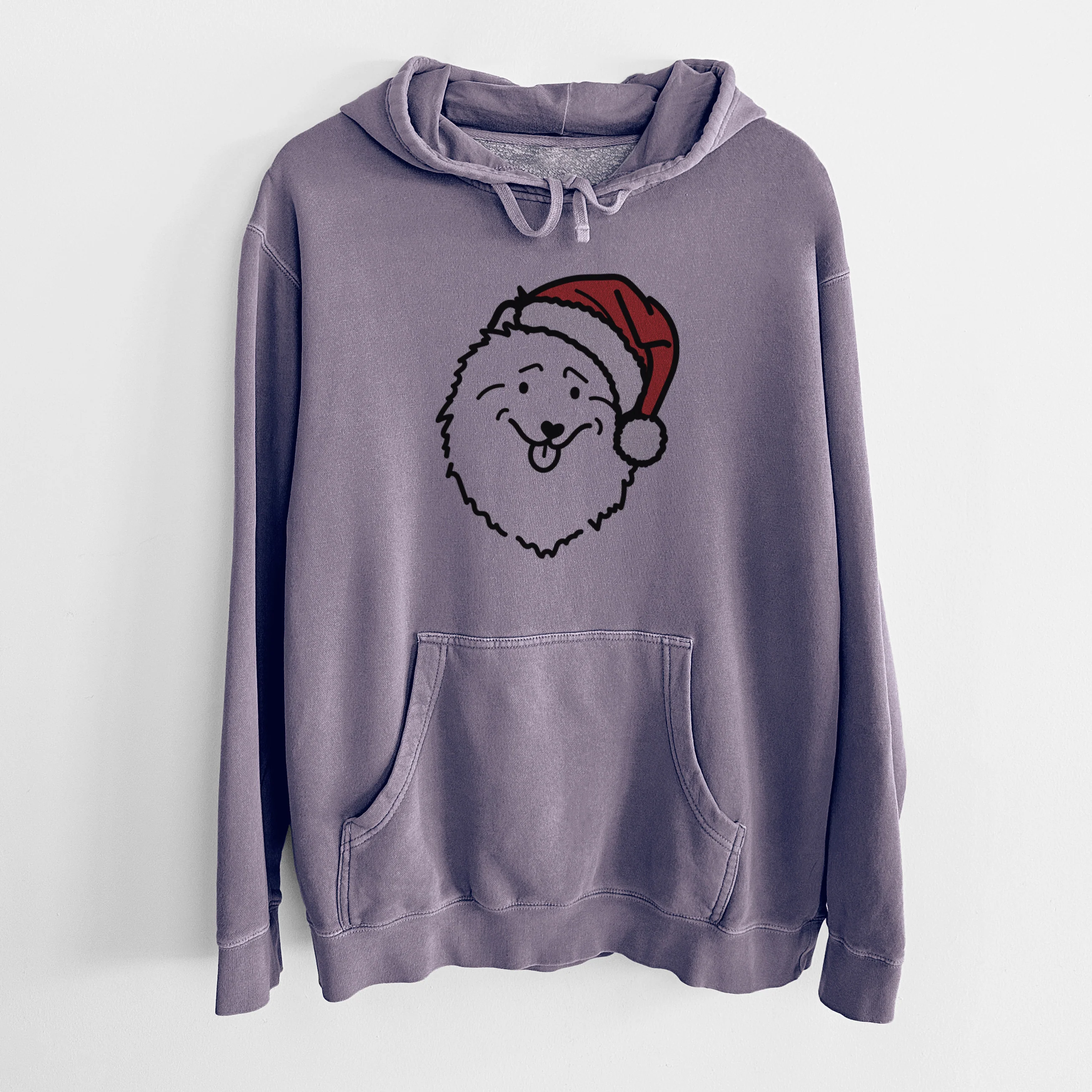 Jolly Keeshond - Unisex Pigment Dyed Hoodie - Image 10