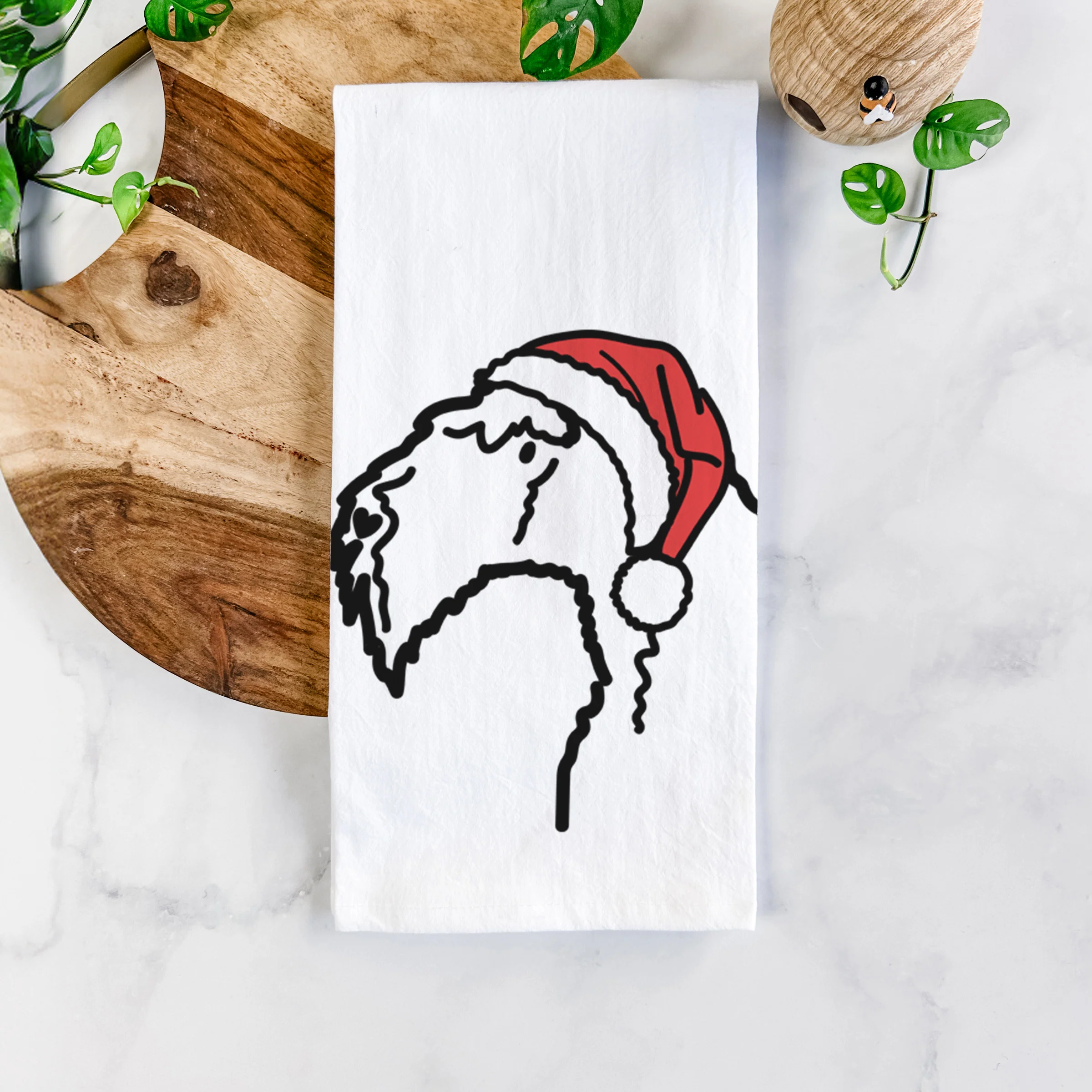 Jolly Kerry Blue Terrier - Tea Towel - Image 5
