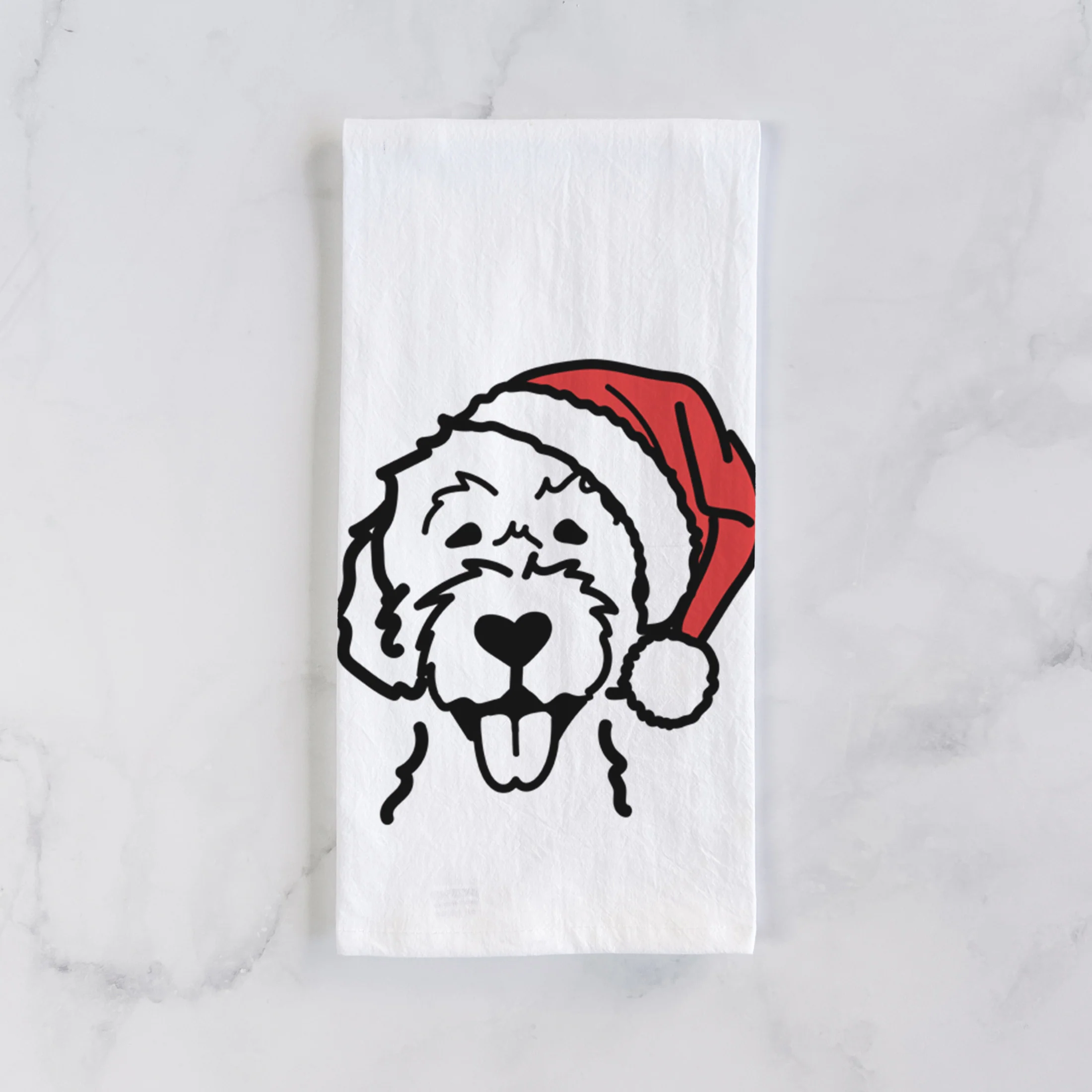 Jolly Labradoodle - Tea Towel - Image 2
