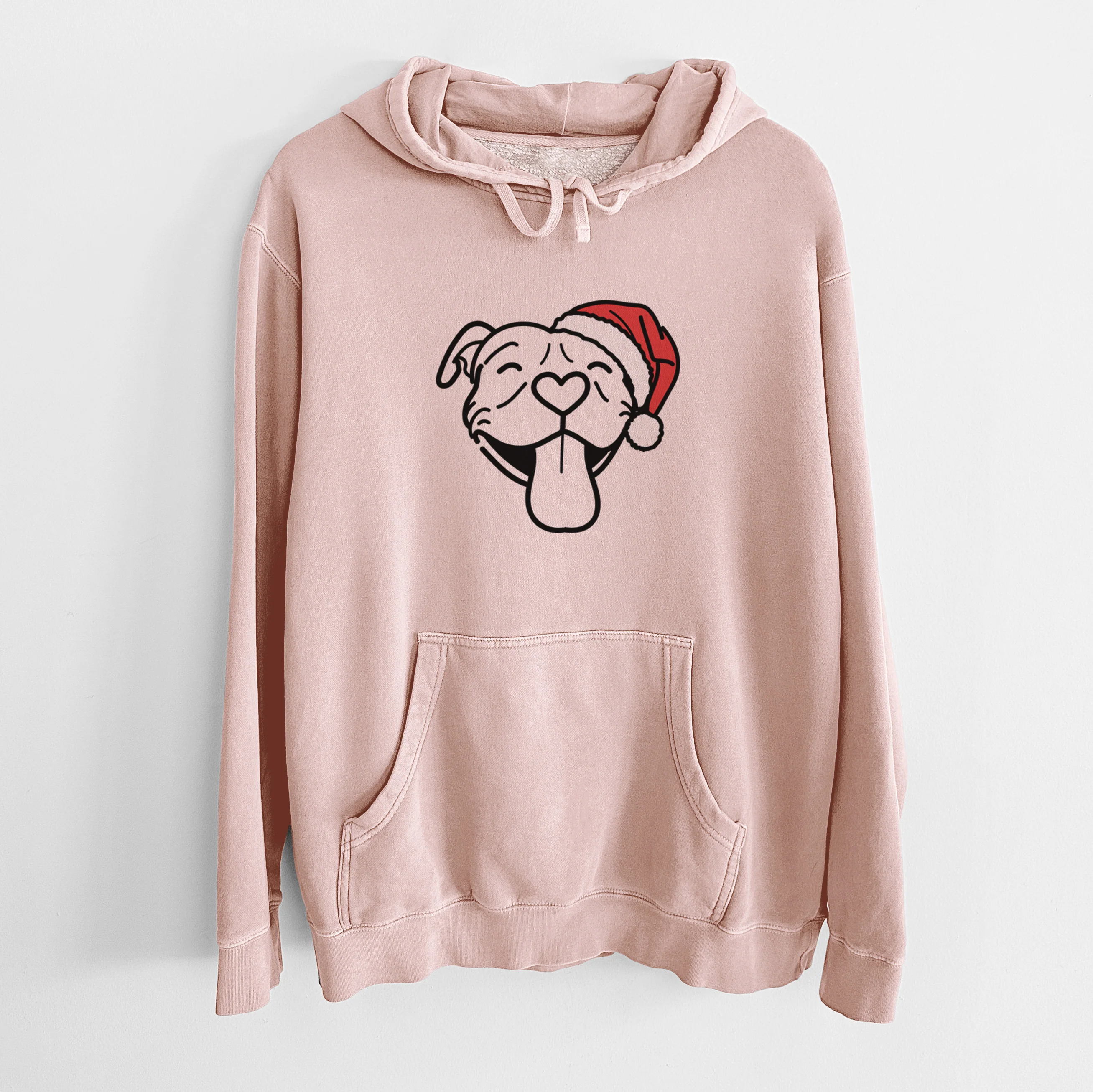 Jolly Pitbull - Louie - Unisex Pigment Dyed Hoodie - Image 6