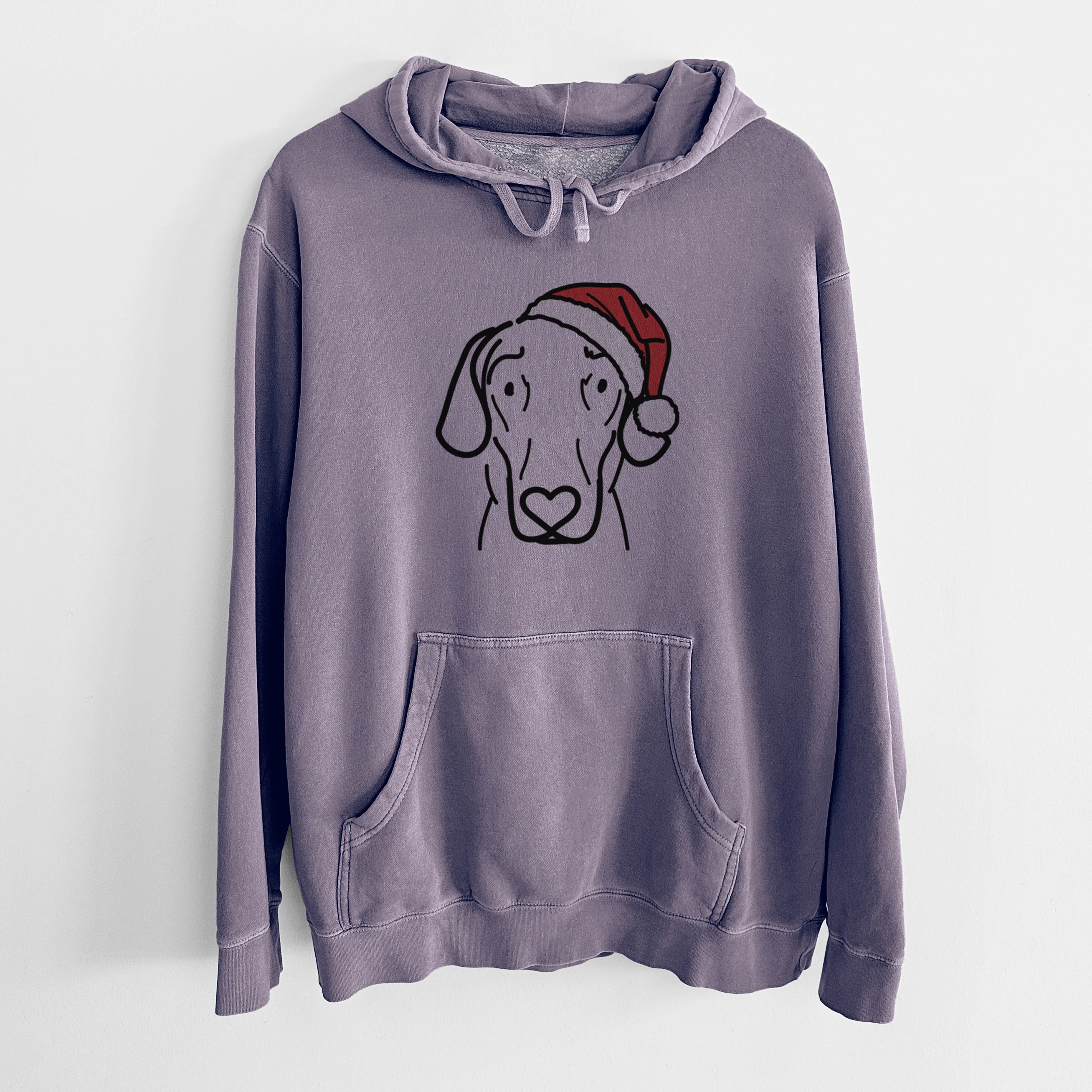 Jolly Great Dane - Lucy - Unisex Pigment Dyed Hoodie - Image 10