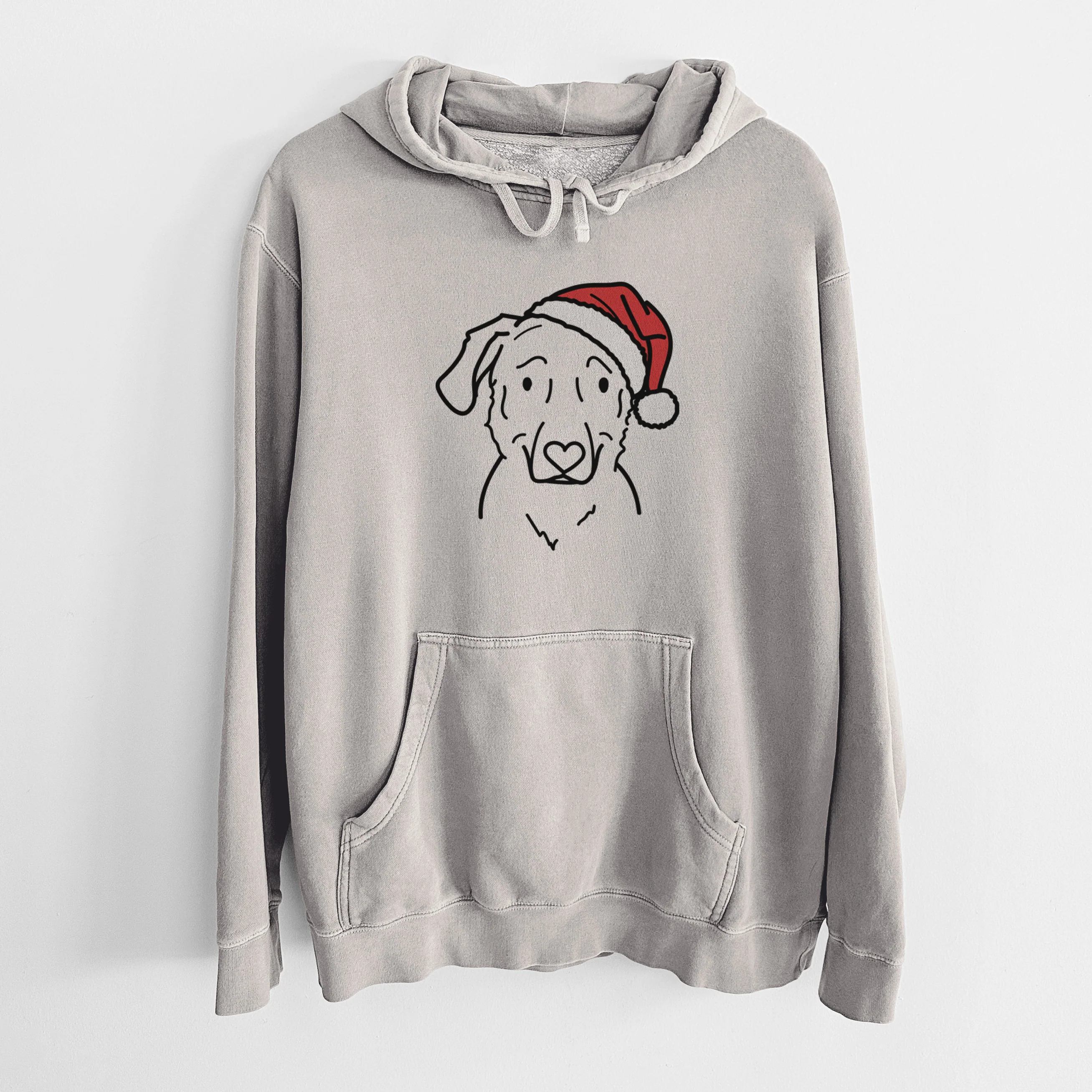 Jolly Golden Retriever Mix - Mitzi - Unisex Pigment Dyed Hoodie - Image 5