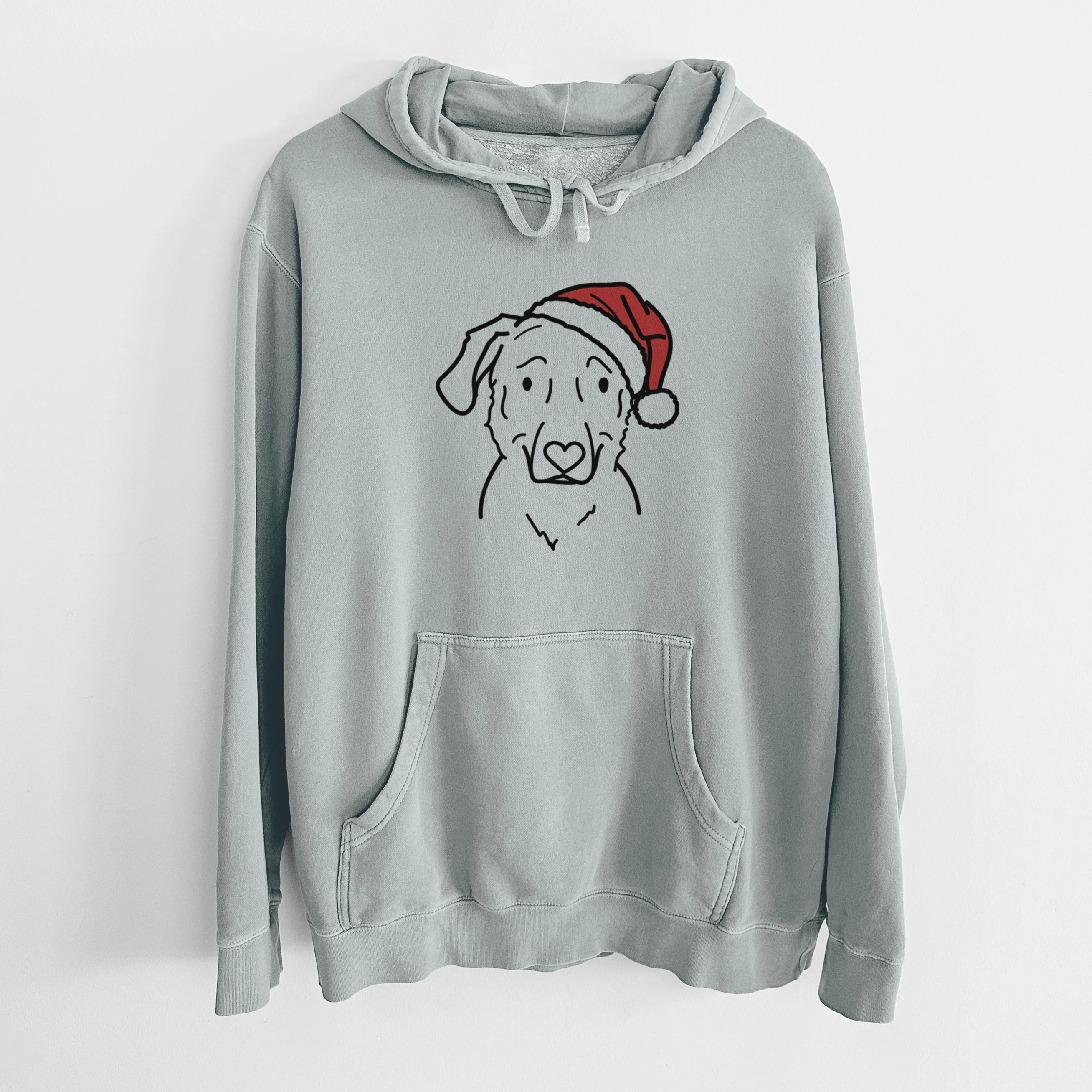 Jolly Golden Retriever Mix - Mitzi - Unisex Pigment Dyed Hoodie - Image 8