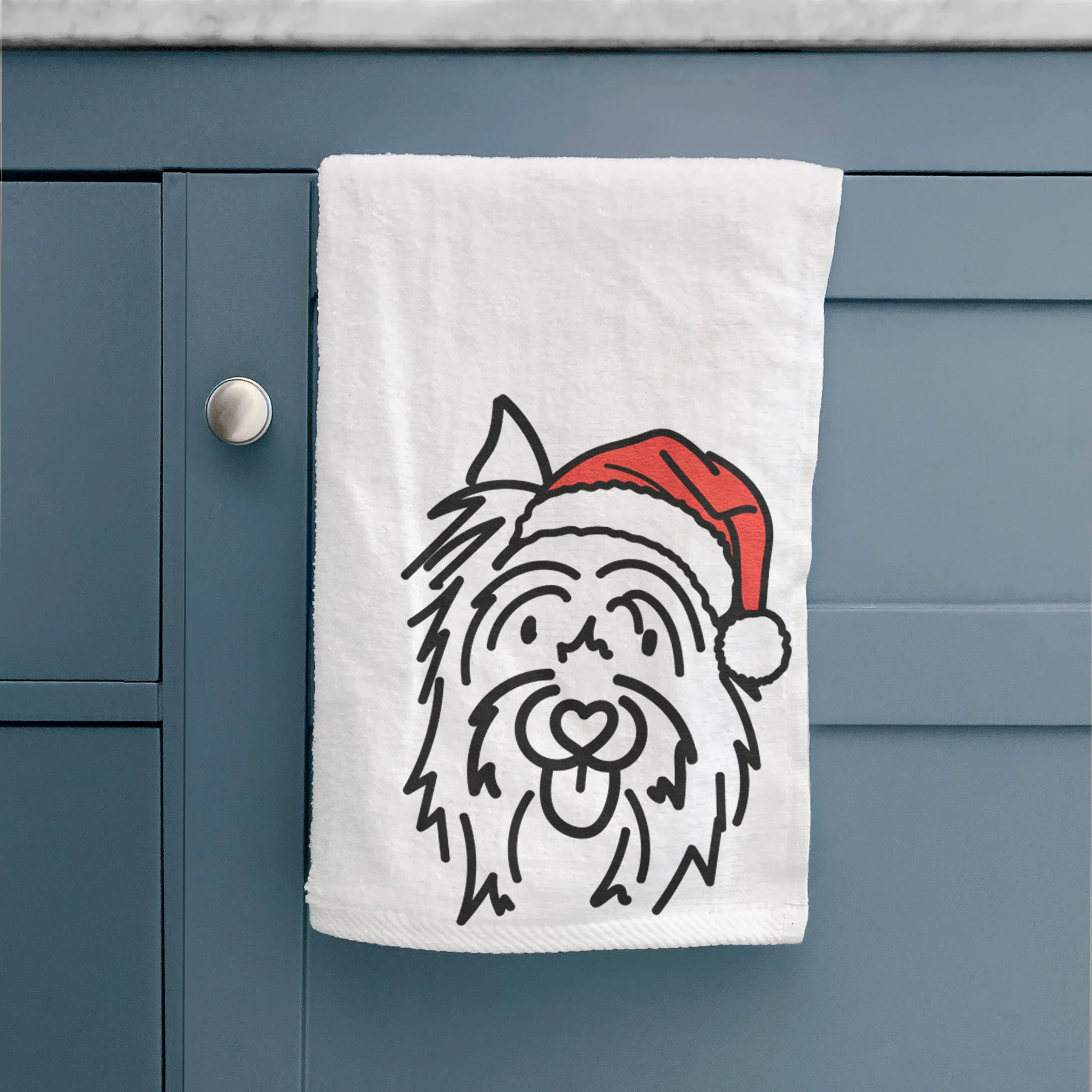 Jolly Silky Terrier - Monty - Hand Towel - Image 2