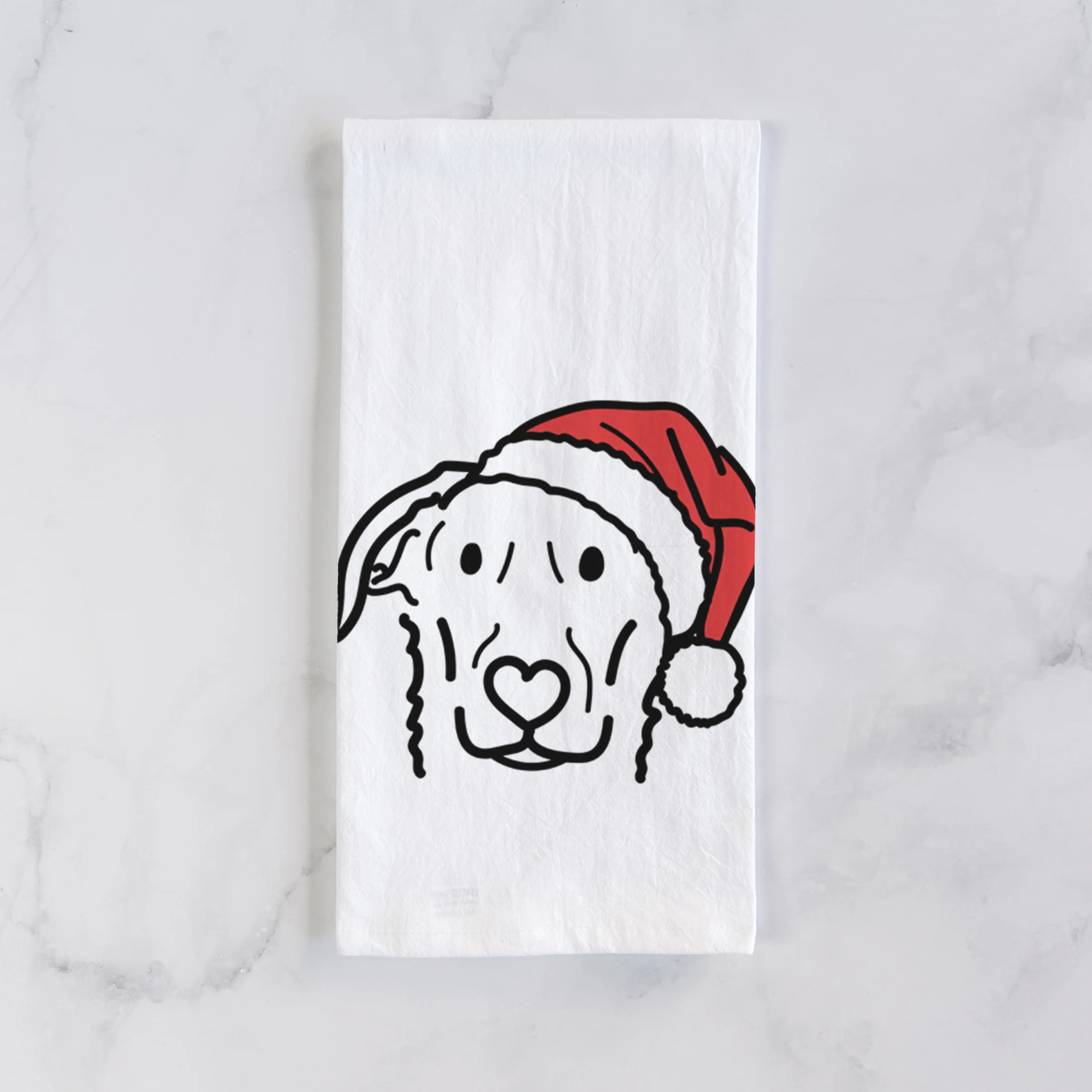 Jolly German Shepherd Mix - Morrison - Tea Towel - Image 2